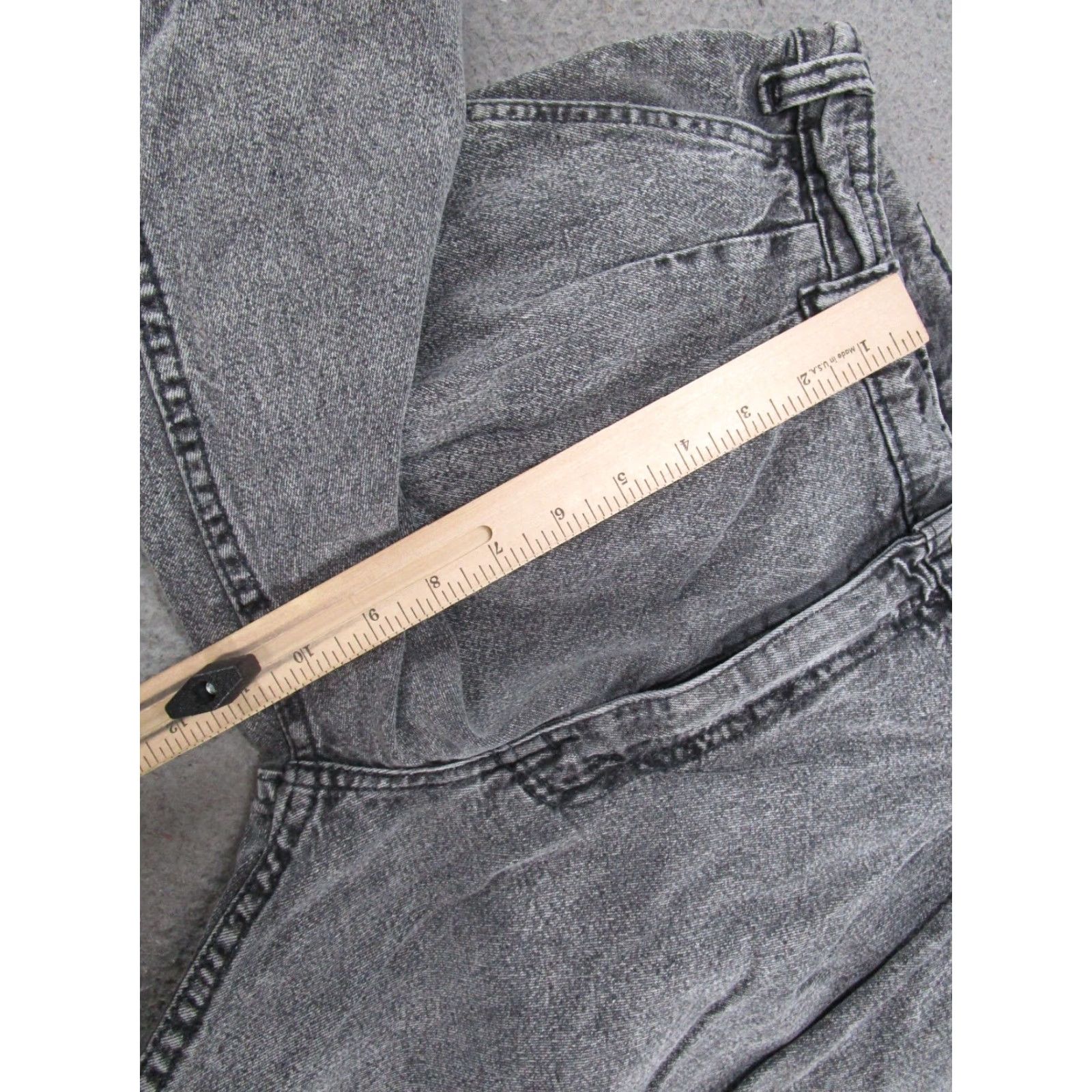 Levi's VINTAGE Levi's SILVERTAB Jeans Baggy Taper High Waist Pleated 30x33 Denim Black 80s Men Jeans 5-Pocket Mens Size US 30 / EU 46 - 6 Thumbnail