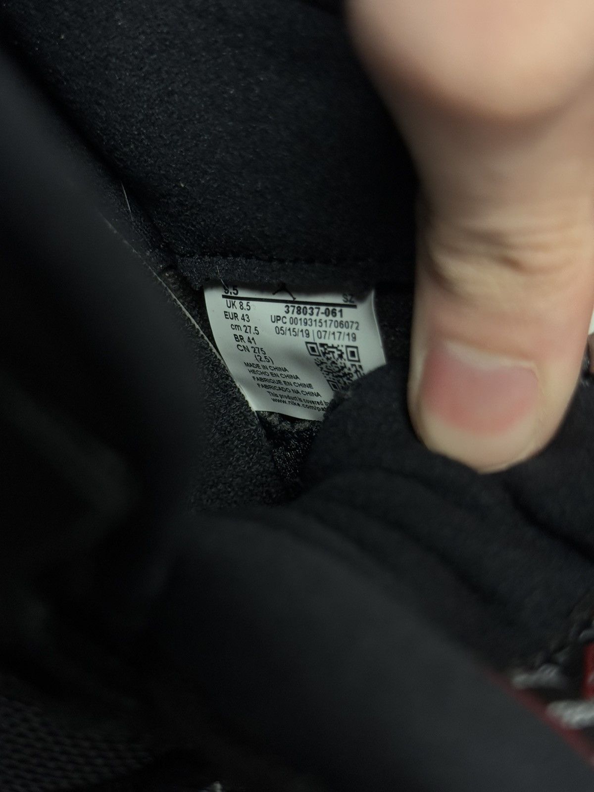 Jordan Brand × Nike Jordan 11 Bred High (378037-061) Size 9.5 W/ Box Size US 9.5 / EU 42-43 - 12 Thumbnail