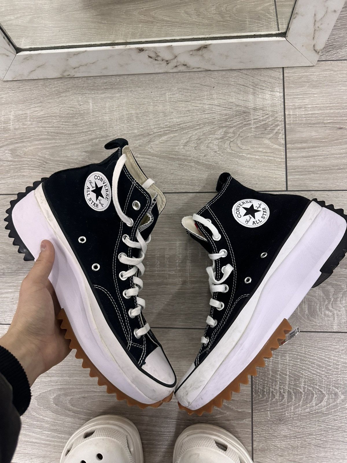 Converse Converse Run Stake High Mens Sneakers US 10 Size US 10 / EU 43 - 3 Thumbnail