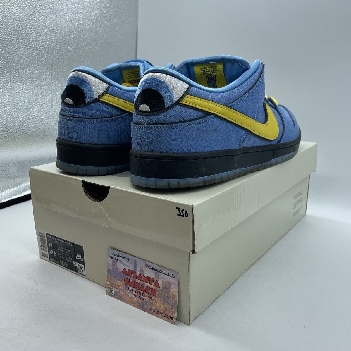 Nike The powerpuff girls x dunk low bubble Size US 12 / EU 45 - 5 Thumbnail