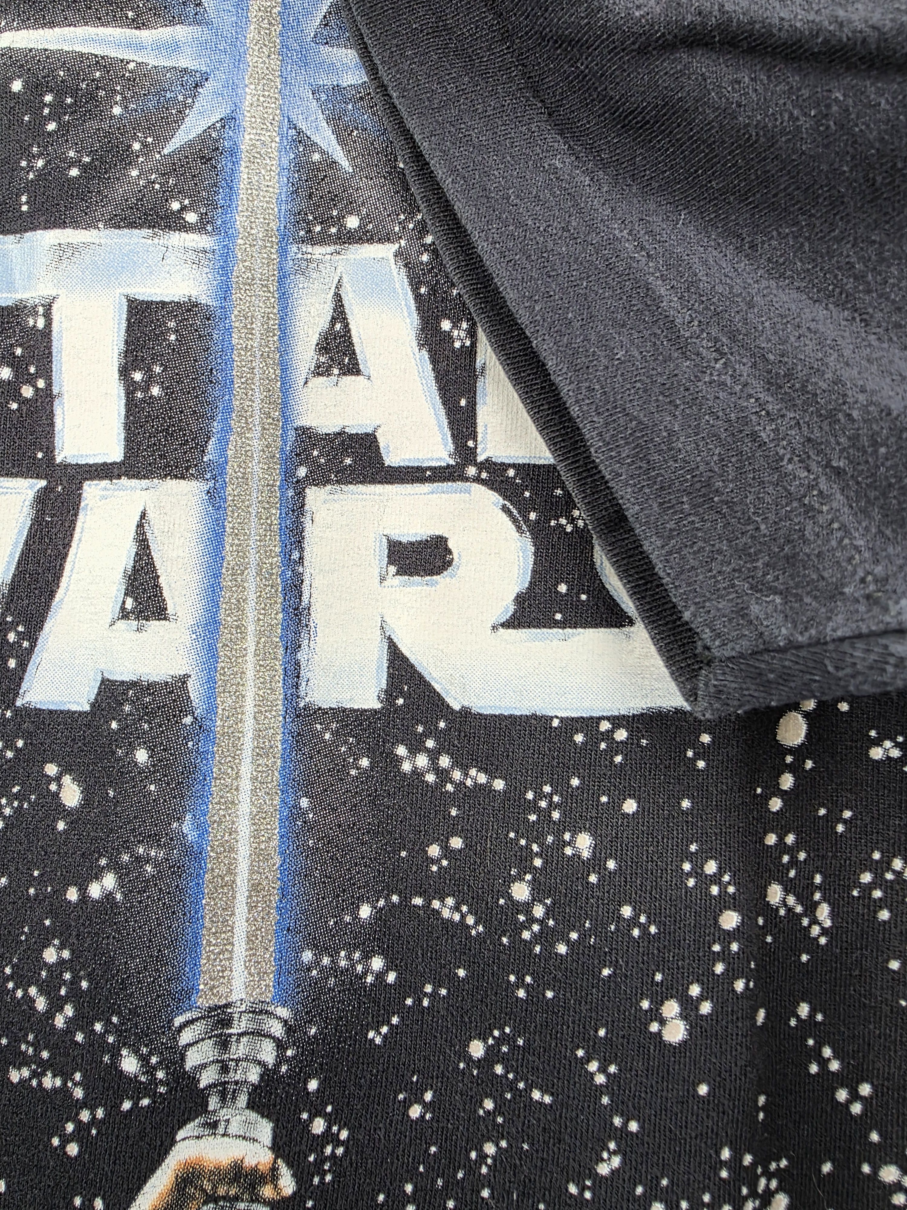 Star Wars × Vintage 1997 Star Wars may the force be with you L 21.5" 29" Size US L / EU 52-54 / 3 - 4 Thumbnail