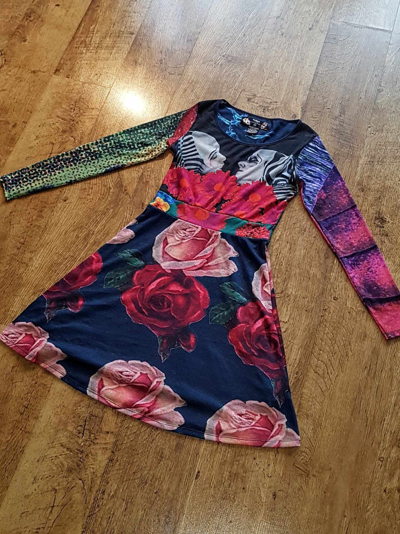 Desigual Avant-Garde Jean Paul Gaultieresque Style Dress Size M / US 6-8 / IT 42-44 - 3 Thumbnail