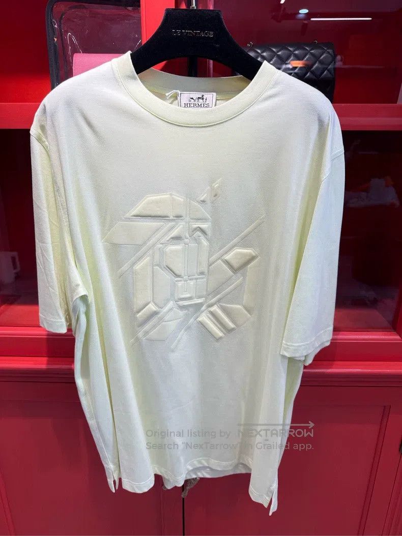 Hermes Hermes 3D Printed T-Shirt, Yellow Size US L / EU 52-54 / 3 - 1 Thumbnail