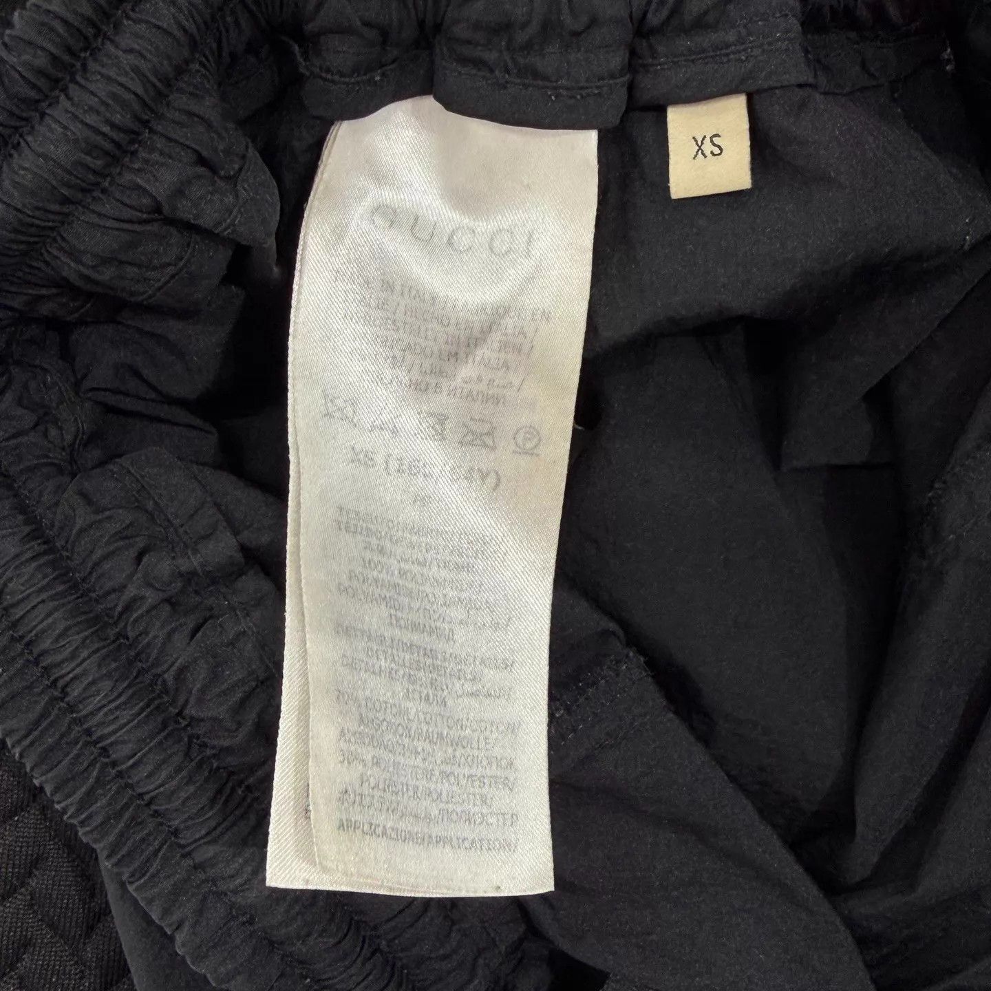 Gucci GUCCI Black GG Logo Panel Drawstring Pants XS Size US 28 / EU 44 - 5 Thumbnail
