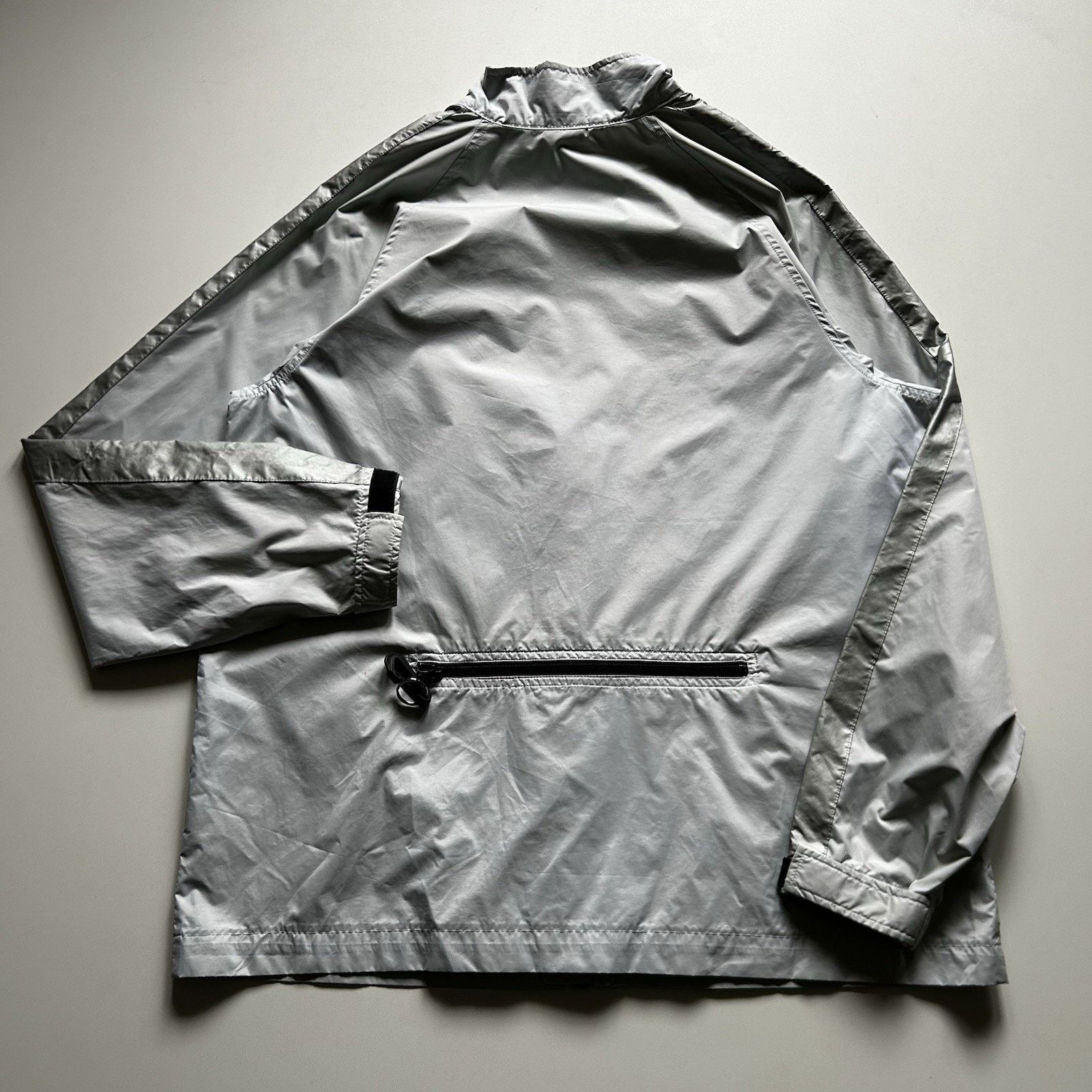 Nike Vintage Y2K Nike Windbreaker Jacket Zip Up Nylon Small Gray Size US S / EU 44-46 / 1 - 3 Thumbnail