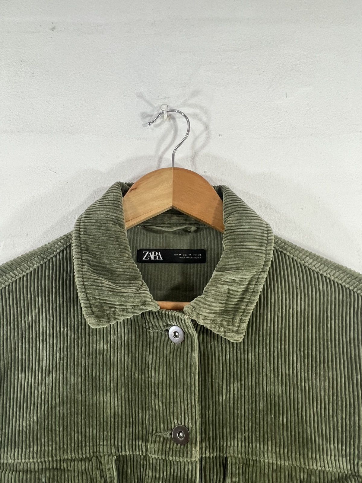 Zara Zara Corduroy Avant Garde Shirt Size US M / EU 48-50 / 2 - 3 Thumbnail