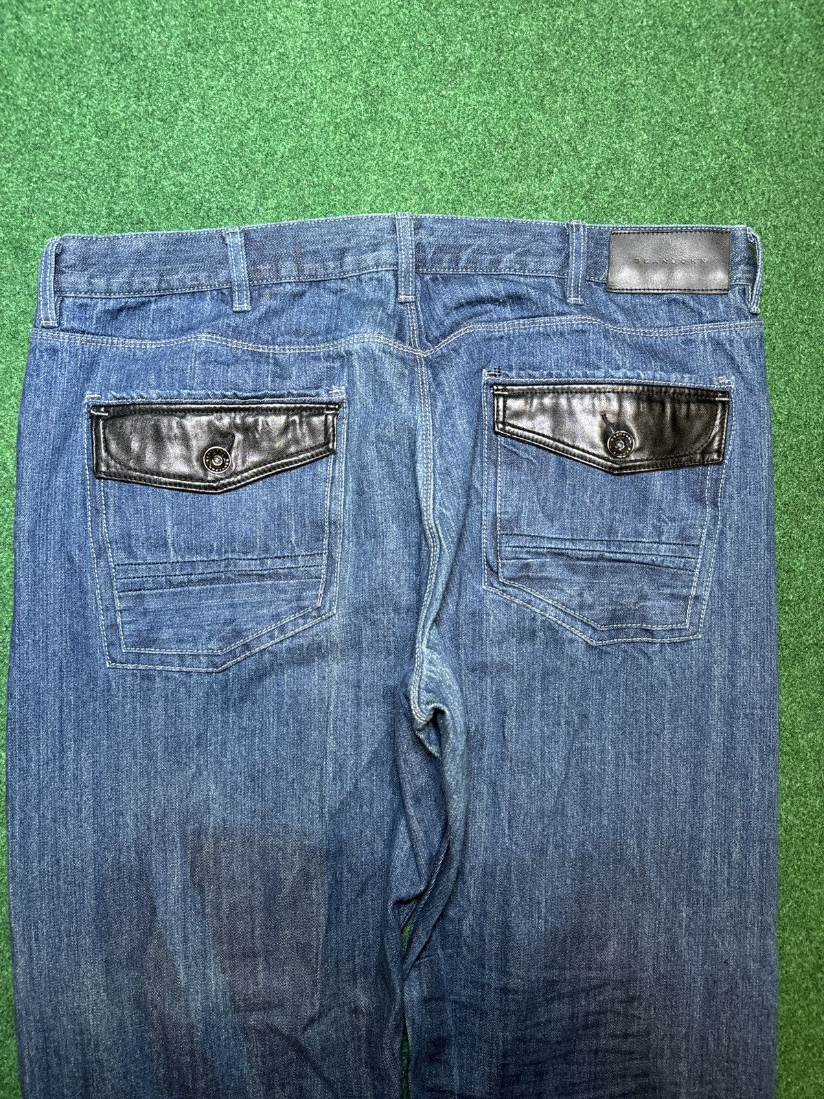 Sean John × Vintage Y2K Sean John Hip Hop Baggy Wide Leg Loose Denim Jeans Size US 42 / EU 58 - 2 Thumbnail