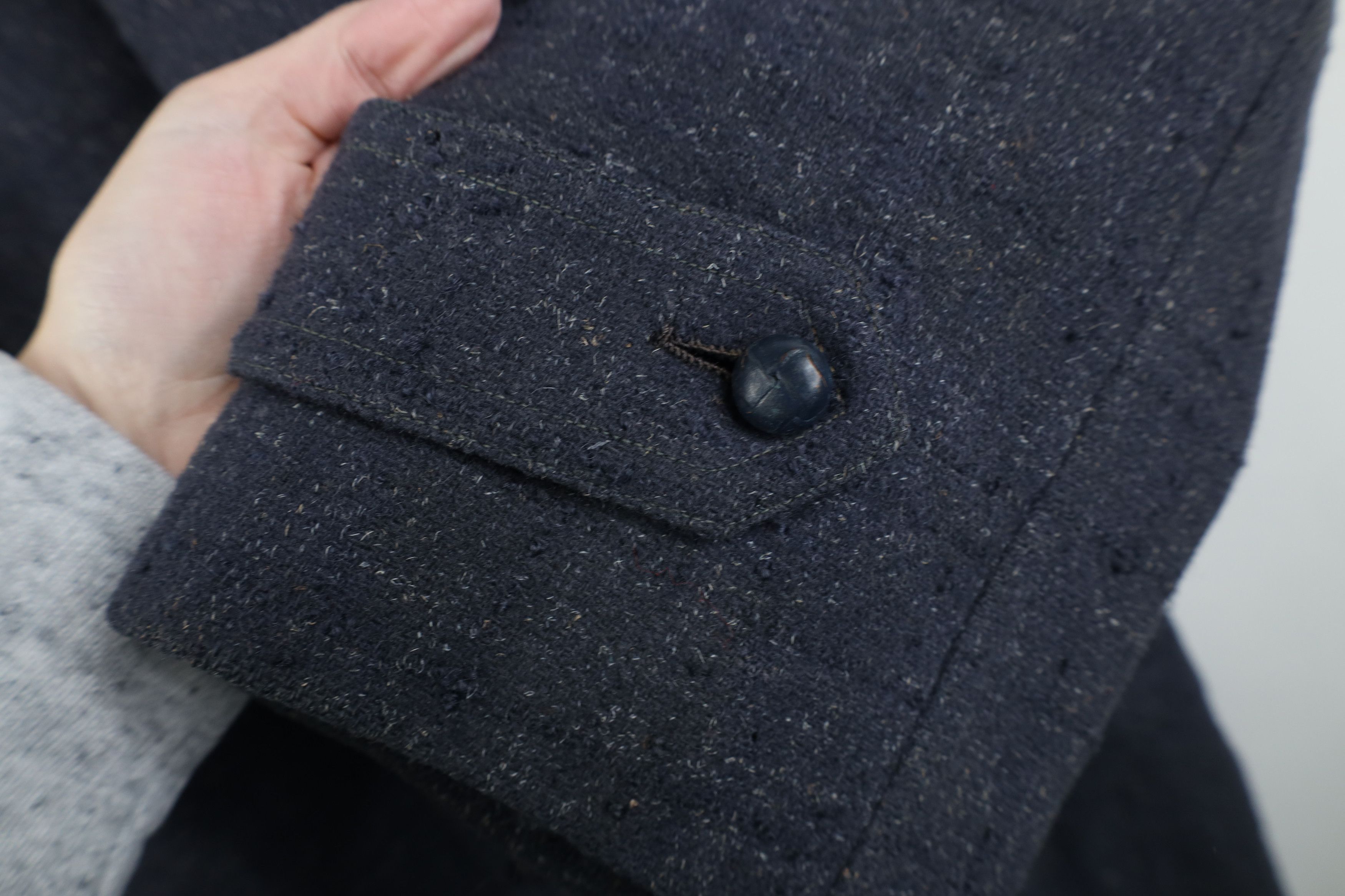 Vintage Vintage 50s Rockabilly Atomic Wool Tweed Overcoat Jacket Size US XXL / EU 58 / 5 - 7 Thumbnail