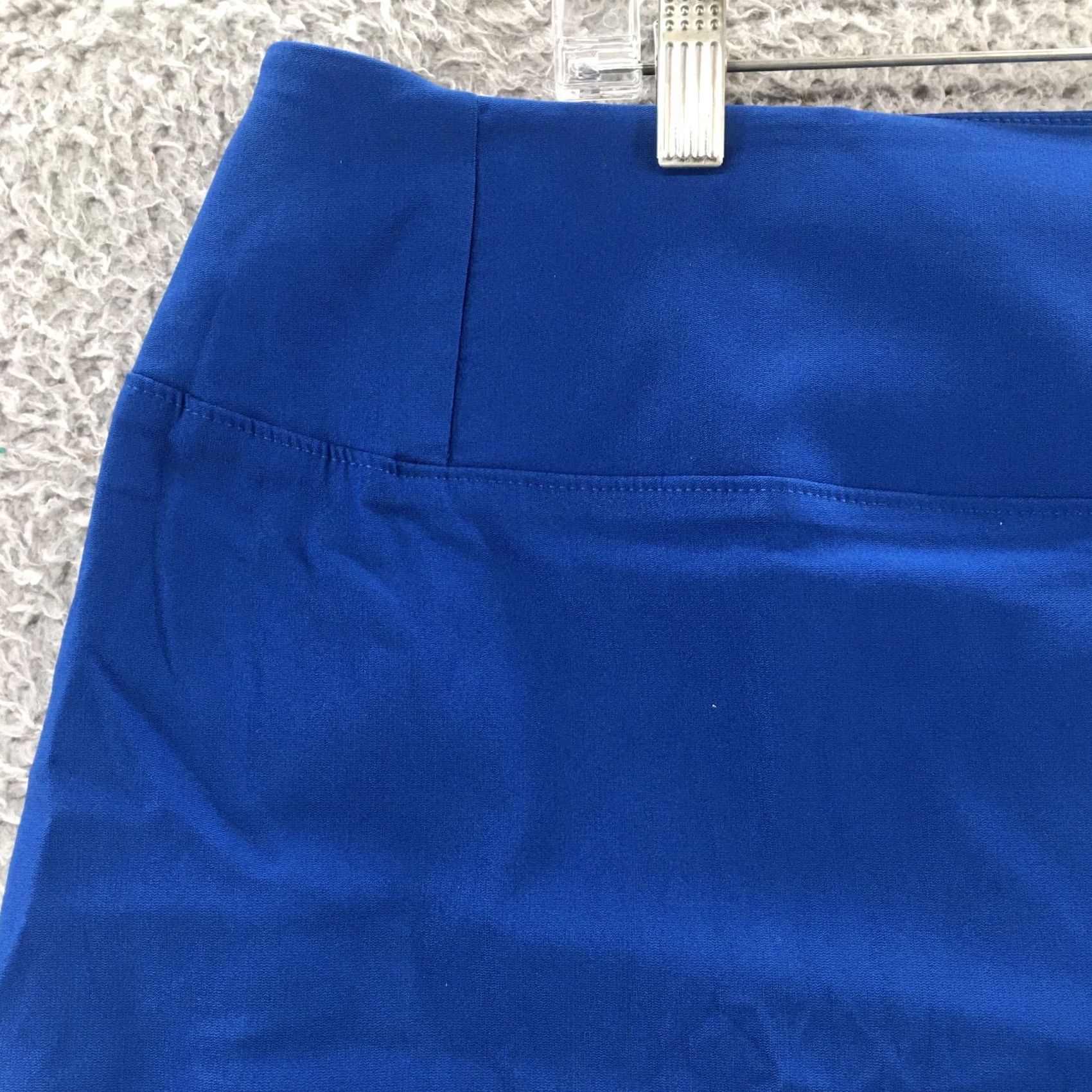 Worthington Worthington Skinny Pants Womens Blue Flat Front Pull On NEW Size 42" / US 20 - 4 Thumbnail