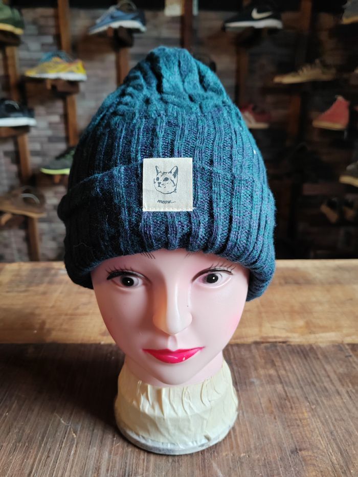 Japanese Brand Vintage Meow Snowcap Beanie Size ONE SIZE - 2 Thumbnail