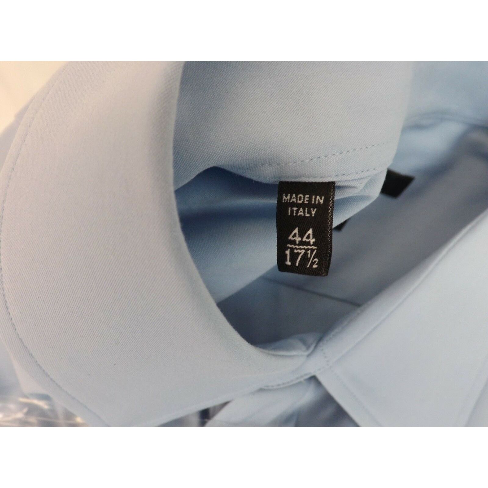 Gucci GUCCI BLUE STRETCH POPELINE COTTON SHIRT 17.5 44 # 269070 Size US S / EU 44-46 / 1 - 5 Thumbnail