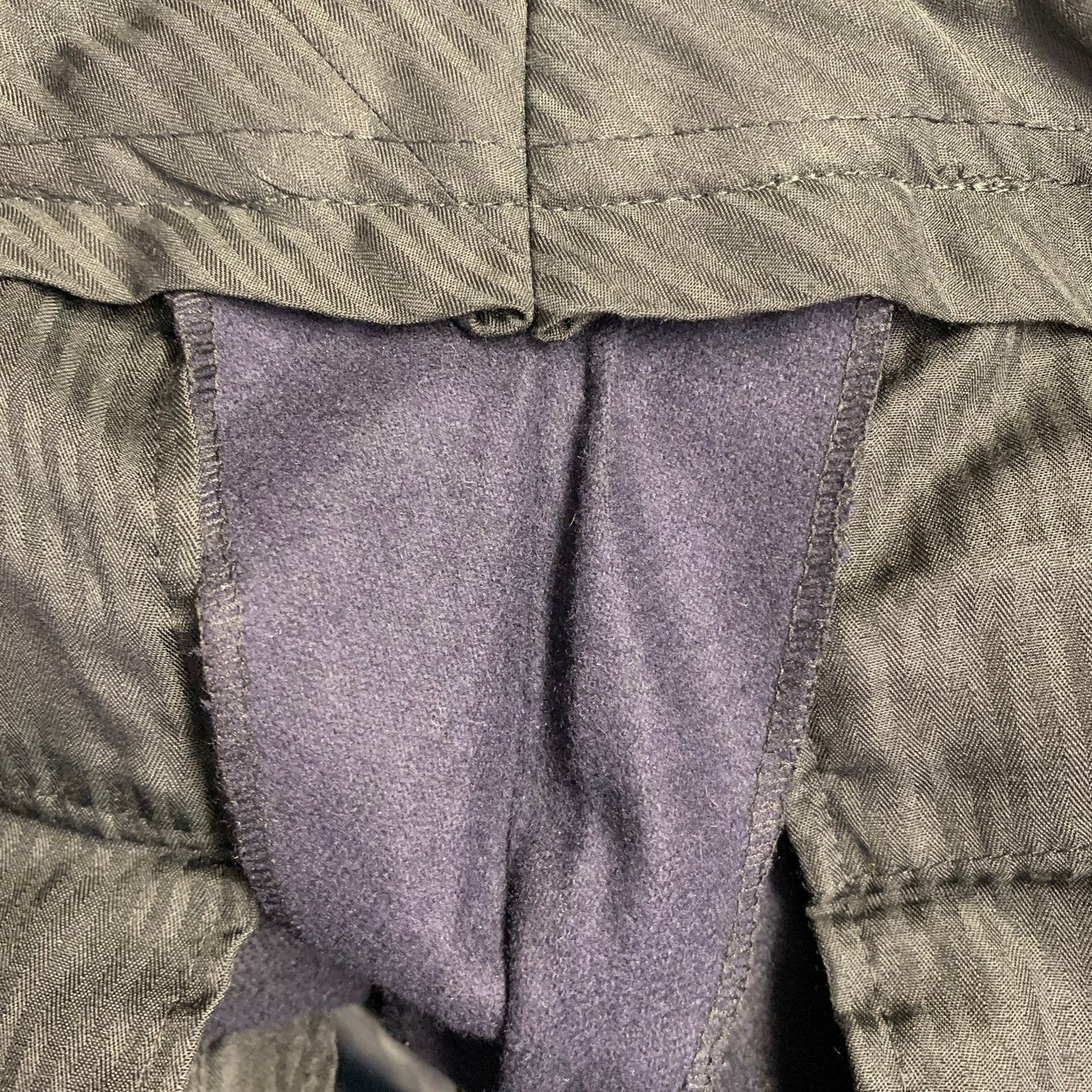 AMI AMI by ALEXANDRE MATTIUSSI Navy Wool Twill Tapered Pants Size US 31 - 5 Thumbnail