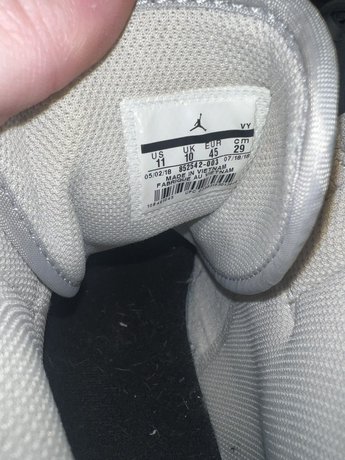 Nike Nike Air Jordan 1 Mid sneakers “Grey Fog” Size US 10.5 / EU 43-44 - 3 Thumbnail