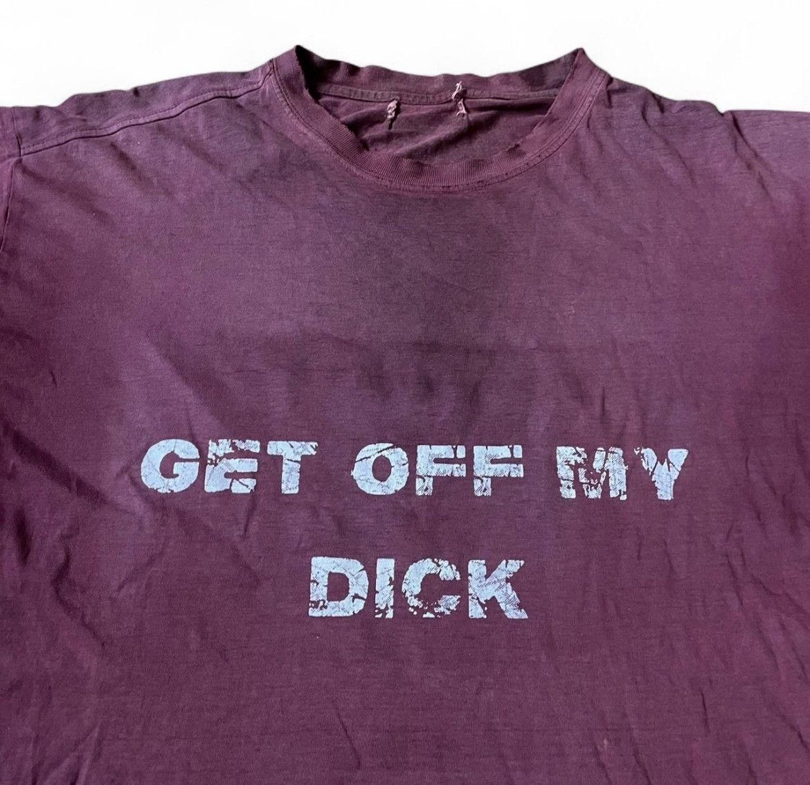 Band Tees VINTAGE 90S SEXY TEE GET OFF MY DICK PENIS FUNNY PORNO STAR Size US L / EU 52-54 / 3 - 2 Thumbnail