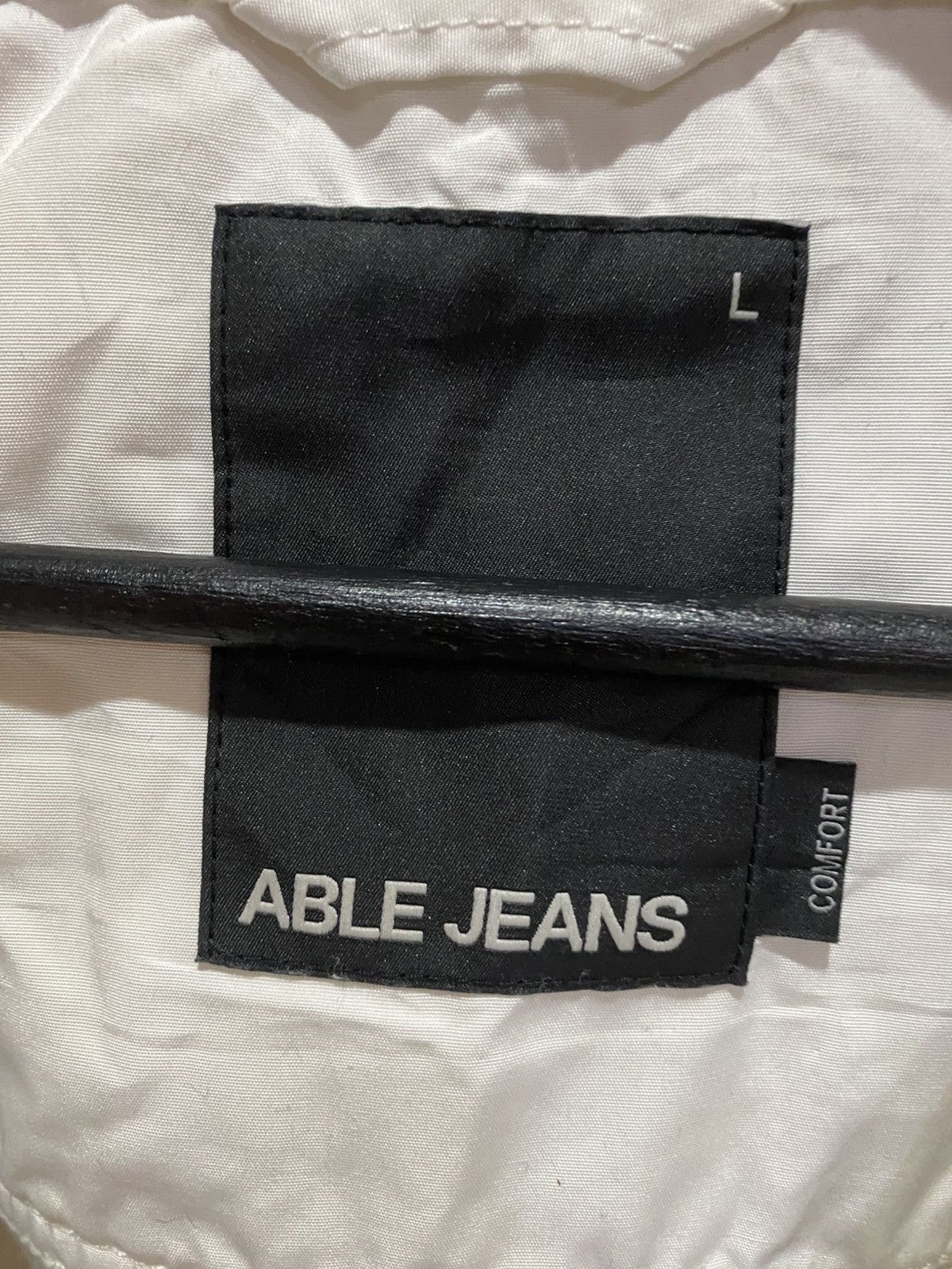 Vintage Able Jeans White Utility Hooded Jacket Streetwear – Size L Size US M / EU 48-50 / 2 - 6 Thumbnail
