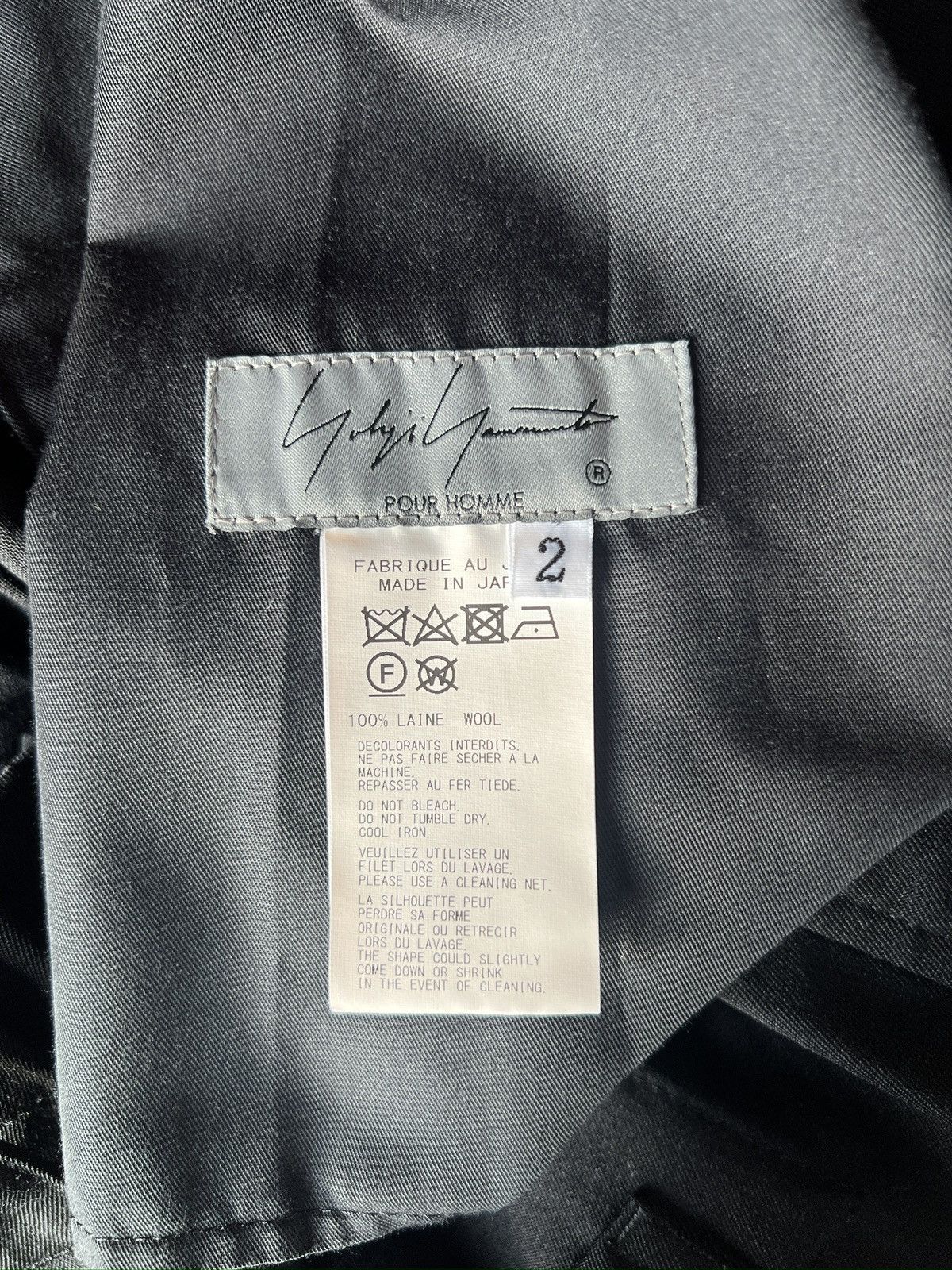 Yohji Yamamoto Yohji Yamamoto Pour Homme - Gathered 9 Part Length Pants Size US 30 / EU 46 - 20 Thumbnail