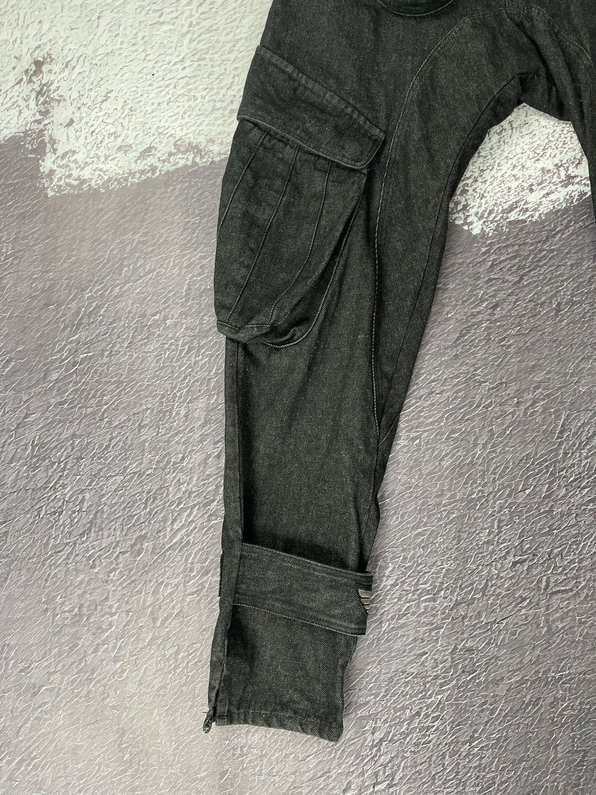 Japanese Brand Robert Kupisz QПШ utility cargo denim pants multipocket Size US 30 / EU 46 - 4 Thumbnail