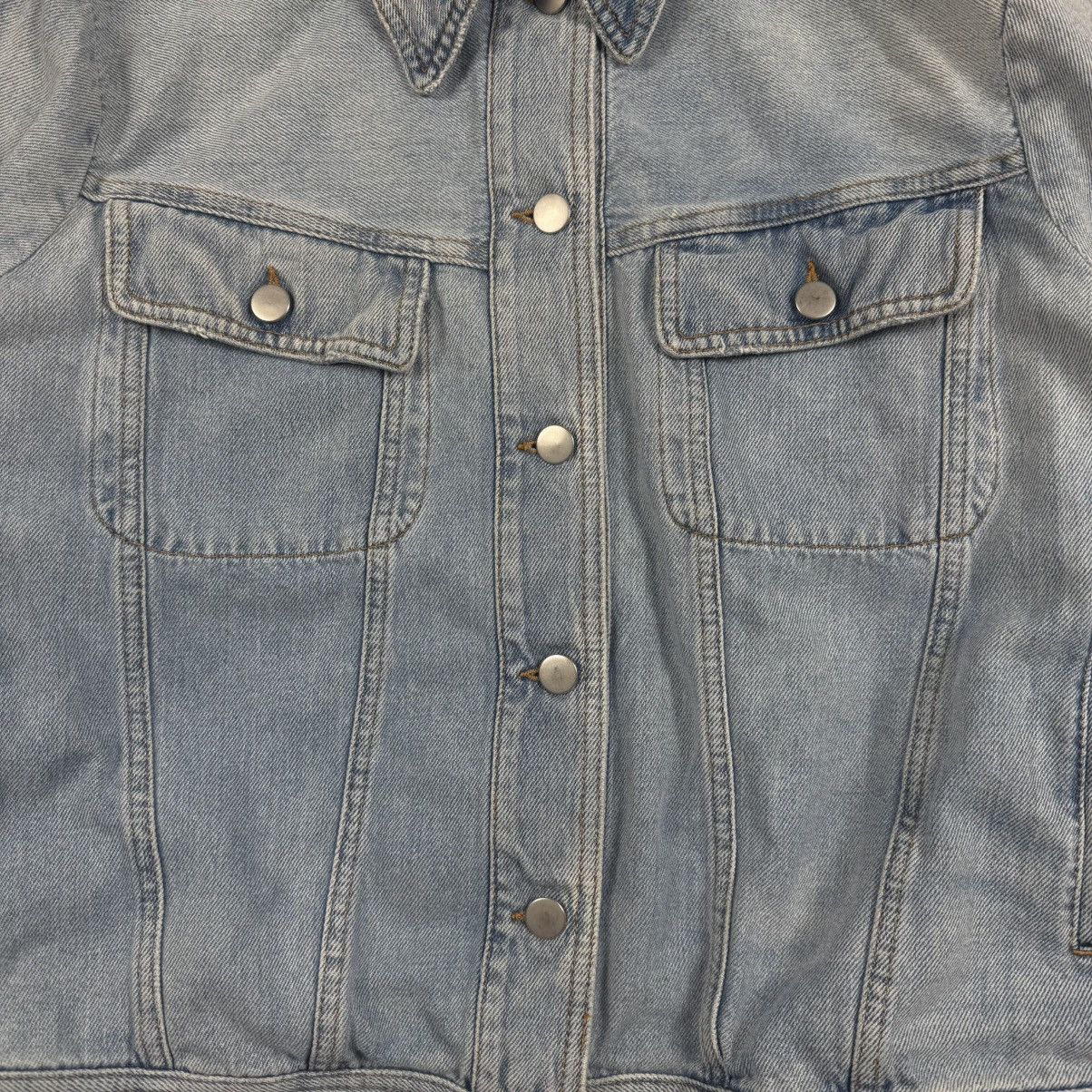 Maison Margiela SS2017 Maison Margiela Two Tone Blue Denim Jacket Size US M / EU 48-50 / 2 - 2 Thumbnail