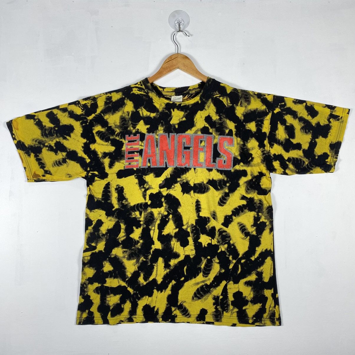 Band Tees × Vintage Vintage 90's LITTLE ANGELS JAM Album All Over Print Band Tee Size US XL / EU 56 / 4 - 2 Thumbnail