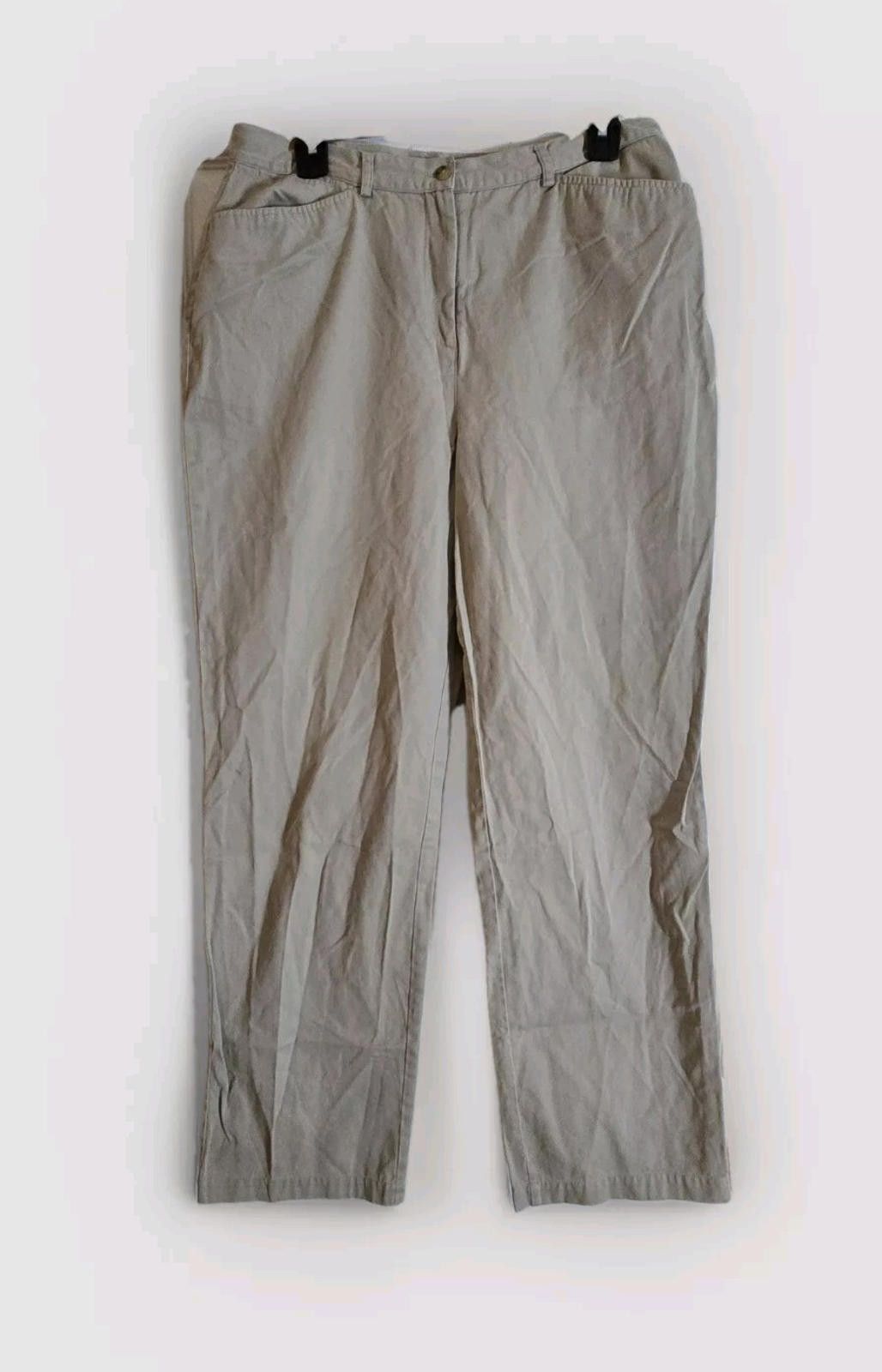 Other Christopher & banks Womens Dress Slacks Pants Size 10 Khaki Size 32" / US 10 / IT 46 - 1 Thumbnail