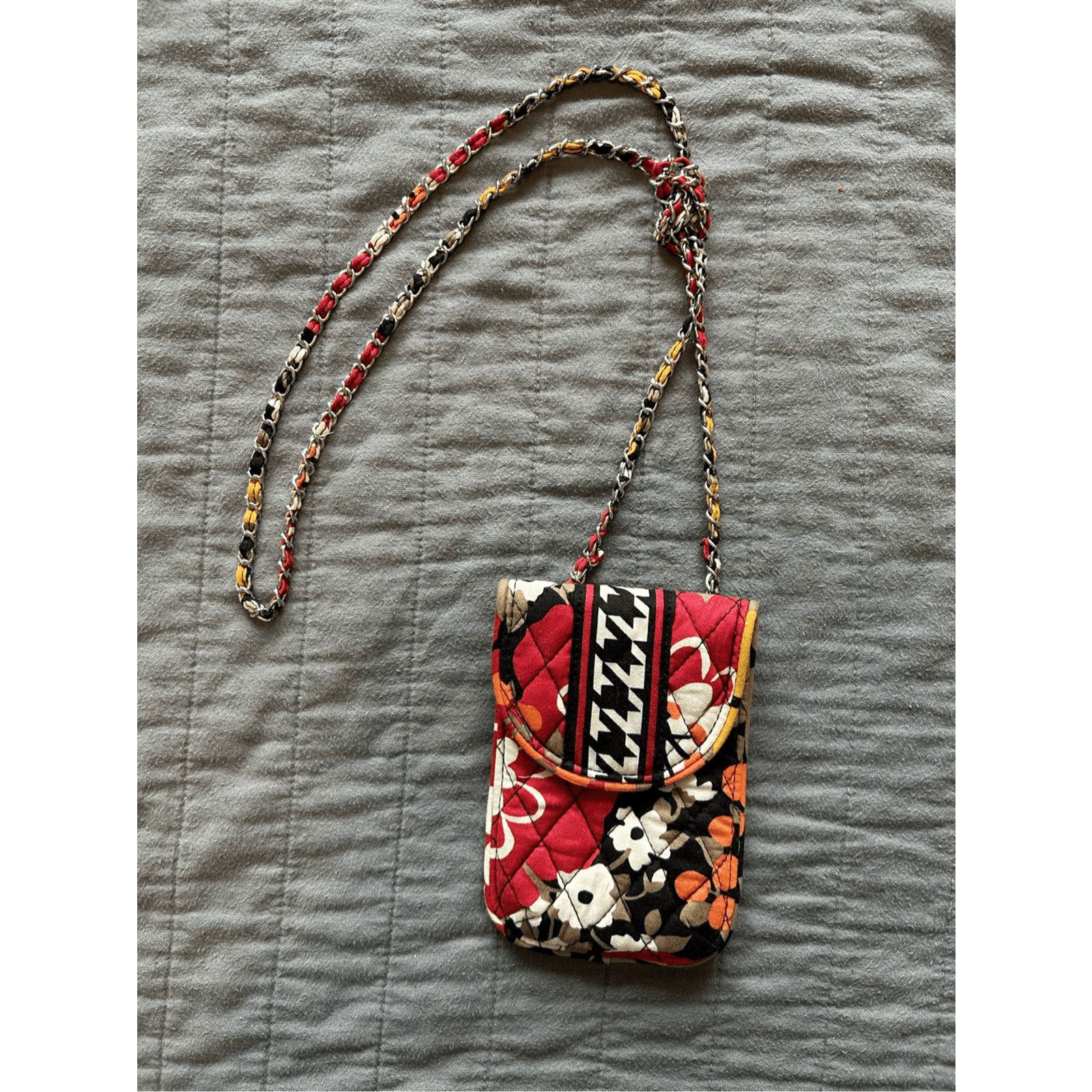 Vera Bradley VERA BRADLEY Bittersweet CELL PHONE BAG & FABRIC CHAIN Size ONE SIZE - 1 Thumbnail