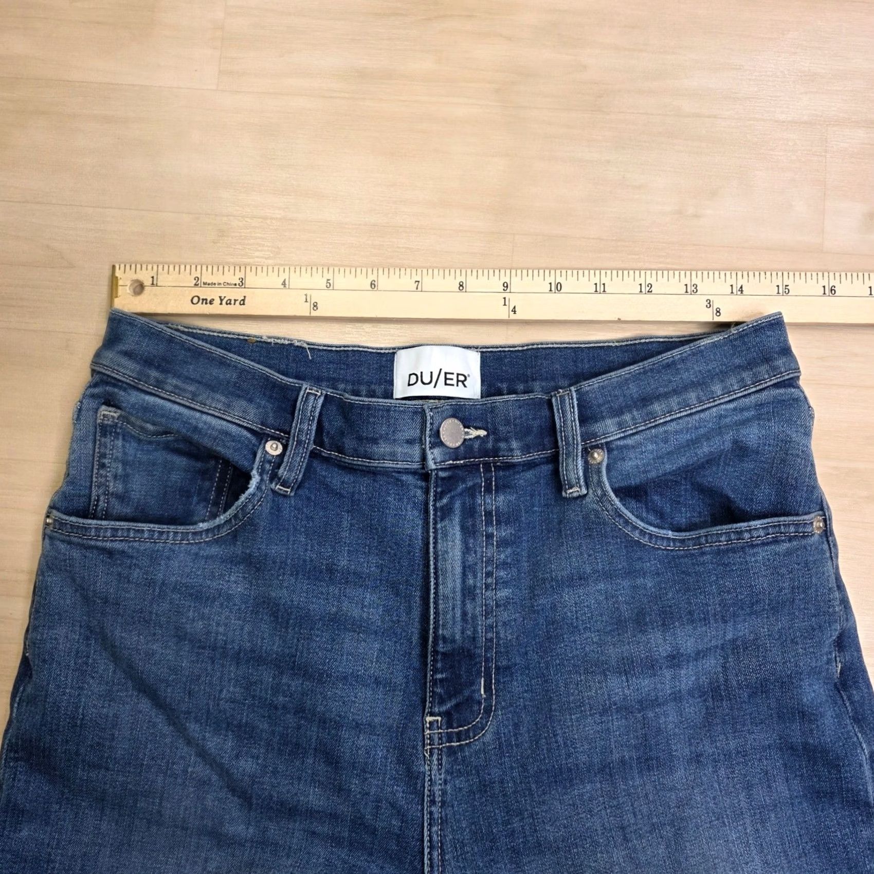 DUER Duer Denim Jeans - Mens - 30x31 - Blue Wash Size US 30 / EU 46 - 7 Thumbnail