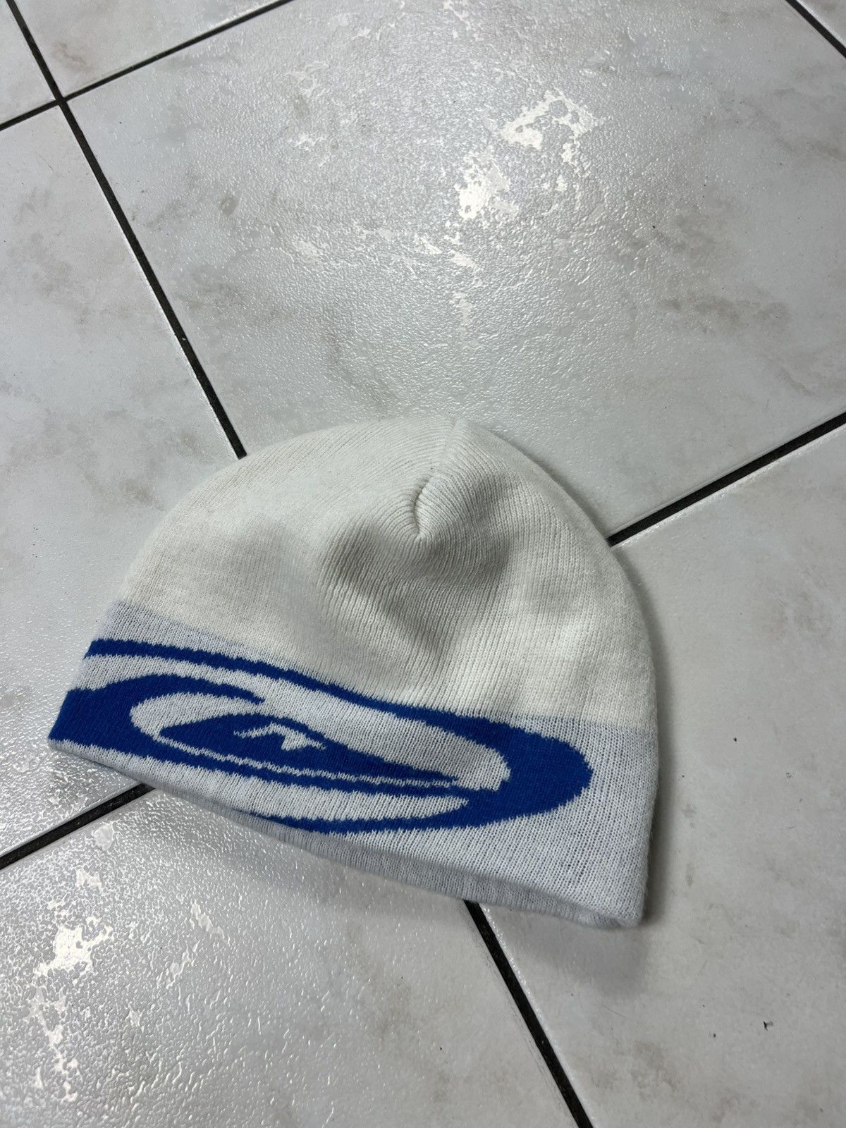 Quiksilver Vintage Quiksilver y2k bomb beanie hat knitted big logo swag Size ONE SIZE - 6 Thumbnail