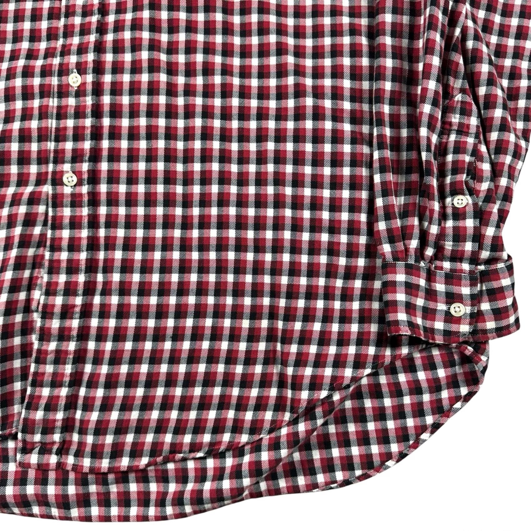 Ralph Lauren VINTAGE Ralph Lauren Blake Shirt Men’s XL Plaid 100% Cotton Button-Up Long Sleeve Red Size US XL / EU 56 / 4 - 3 Thumbnail