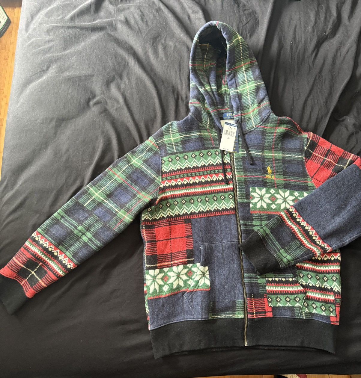 Polo Ralph Lauren Polo Patchwork Hoodie Size US L / EU 52-54 / 3 - 1 Thumbnail