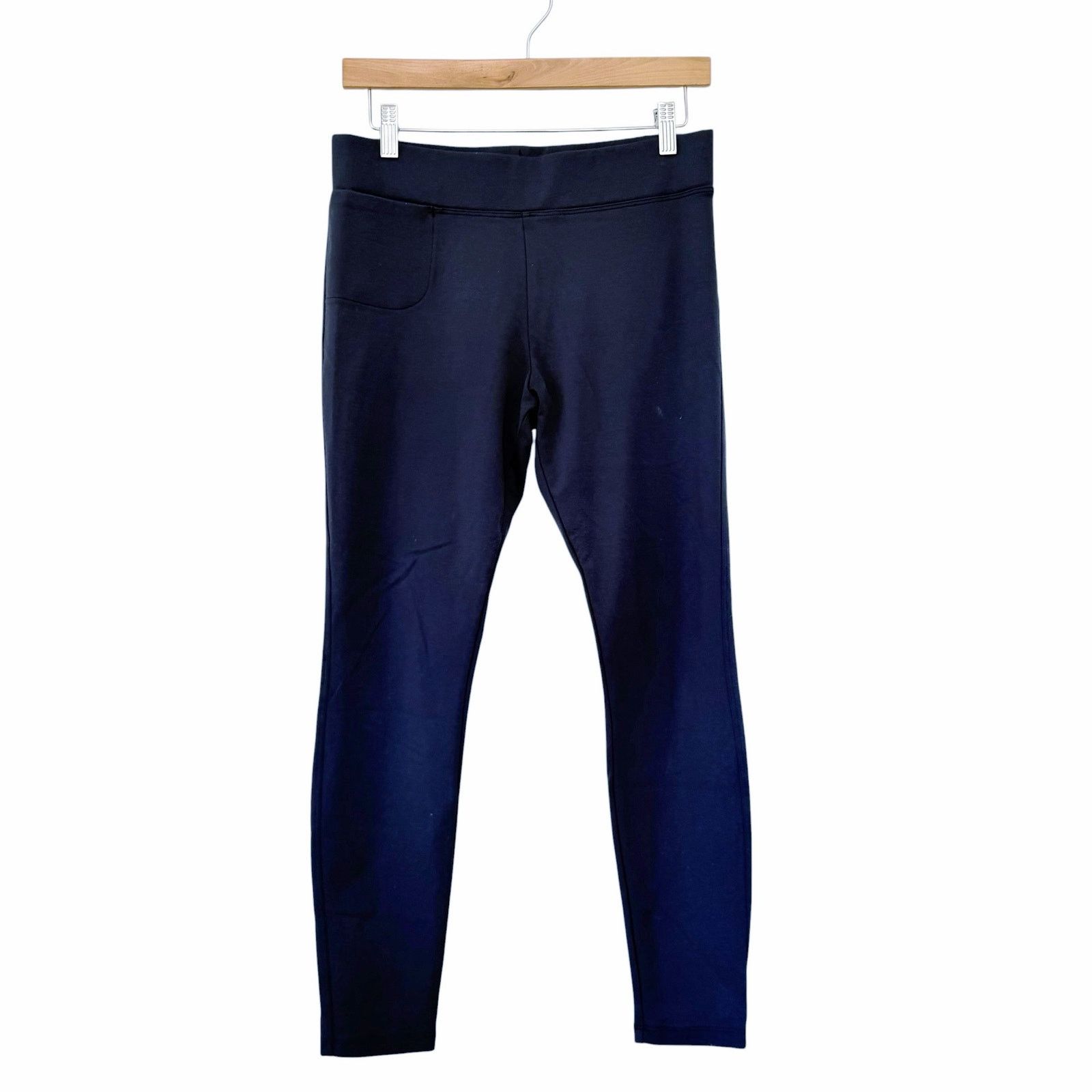 American Giant American Giant Navy Blue Ponte Slim Pants Leggings Sz 8 Size 30" / US 8 / IT 44 - 1 Thumbnail