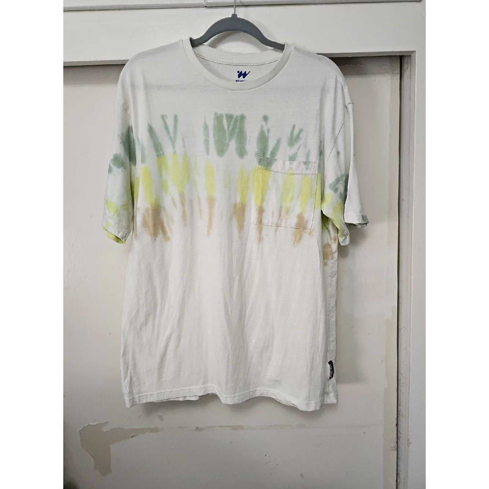 Walls Without Walls T-Shirt Short Sleeve Pocket Tie-Dye Multicolor Small Mens Womens Unisex Adults Crew Neck Small Pocket TShirt Size US S / EU 44-46 / 1 - 4 Thumbnail