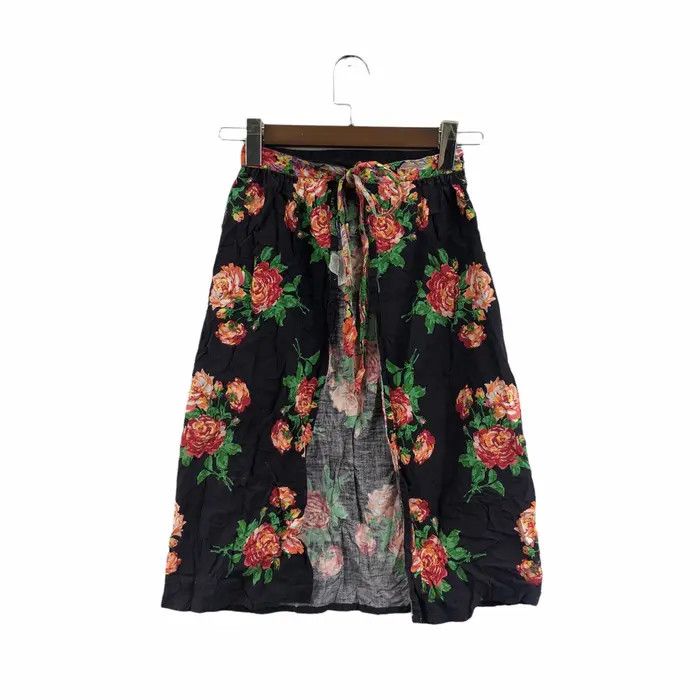 Kenzo Vtg 90’ KENZO PARIS FLORAL All Over Print Apron Kitchen Chef Size ONE SIZE - 2 Thumbnail