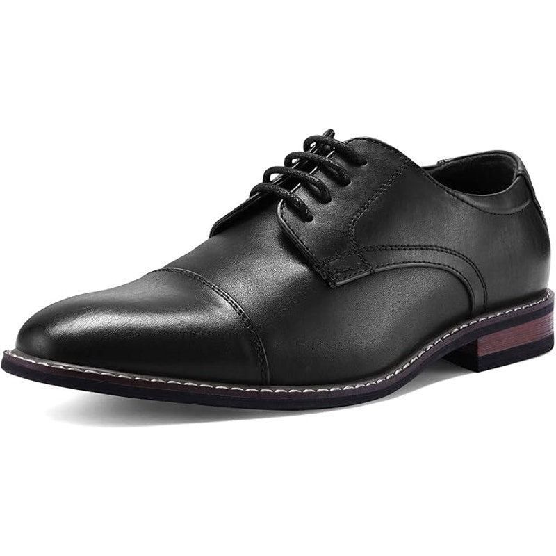 Other Meridos Men's 8.5 Black Faux Leather Wingtip Oxford Shoes Size US 8.5 / EU 41-42 - 1 Thumbnail