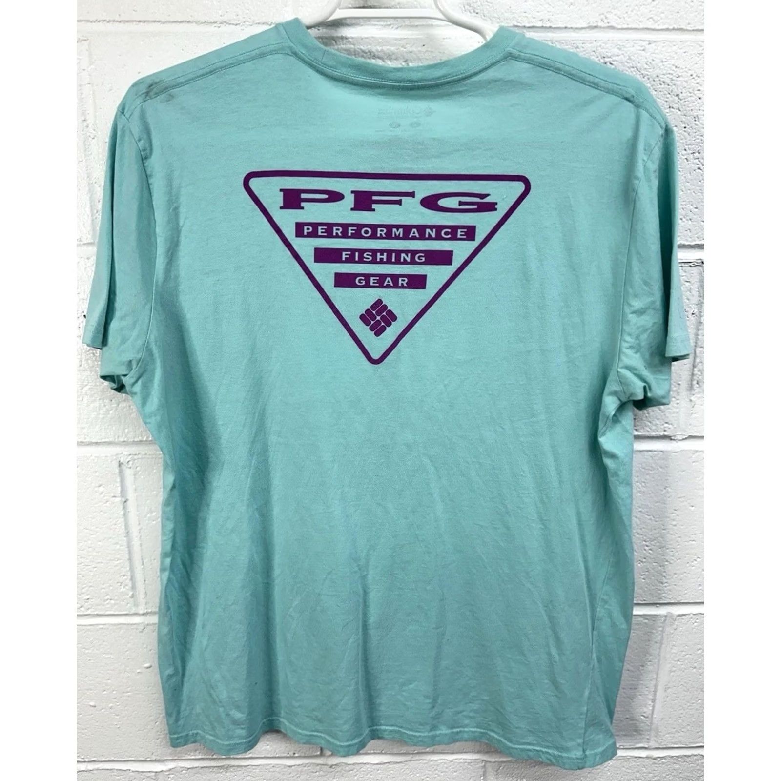 Altea Columbia PFG Fishing Gear Men's Cotton T-shirt Teal Purple XL Men's Fish Size US XL / EU 56 / 4 - 2 Thumbnail