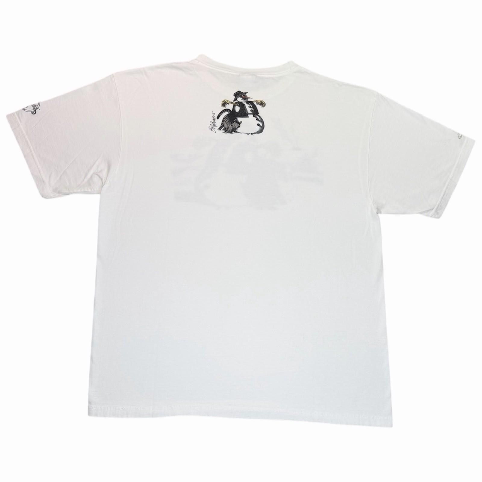 Vintage B. Kliban Crazy Shirts Hawaii Snowman Cat Christmas TShirt L Size US L / EU 52-54 / 3 - 2 Thumbnail