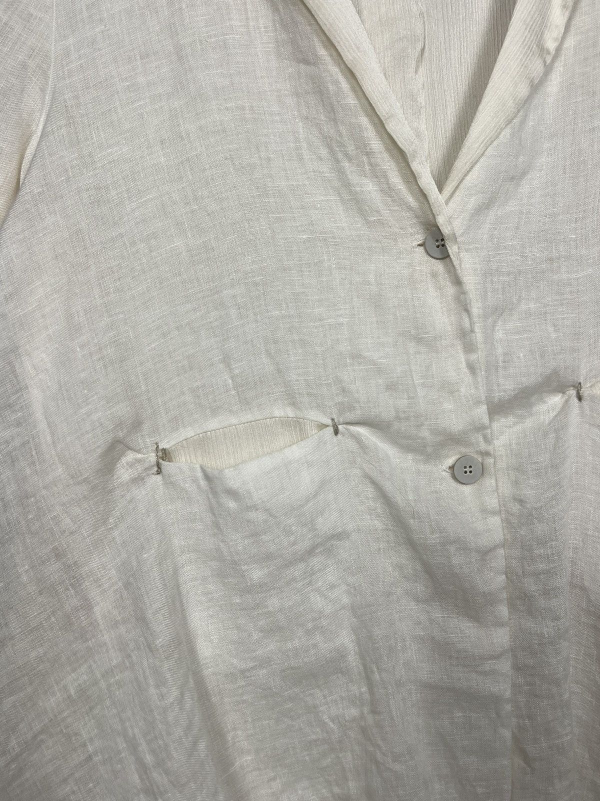 Transit Transit Par-Such Linen Double Button Blazer Jacket Size M / US 6-8 / IT 42-44 - 4 Thumbnail