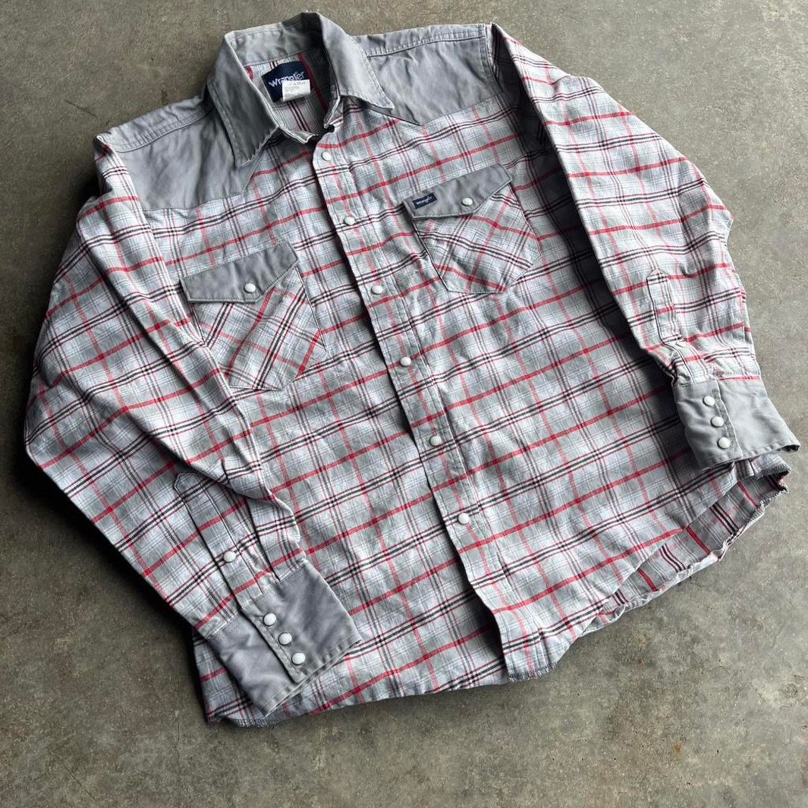 Wrangler 90s vintage wrangler western pearl snap jacket Size US XL / EU 56 / 4 - 2 Thumbnail
