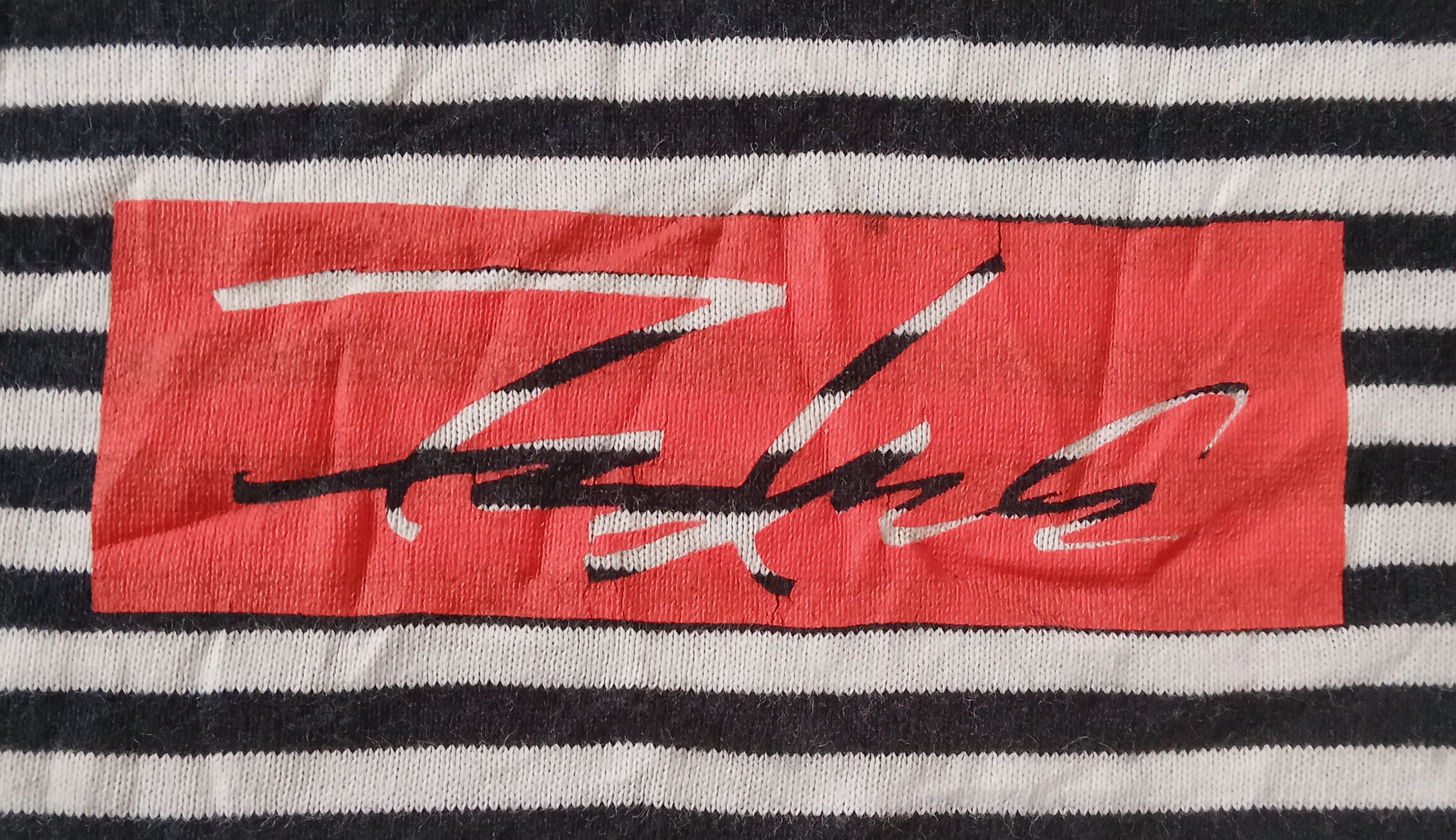 Futura Futura Box Centre Logo Stripe L/s Rare T Shirt Size US M / EU 48-50 / 2 - 4 Thumbnail