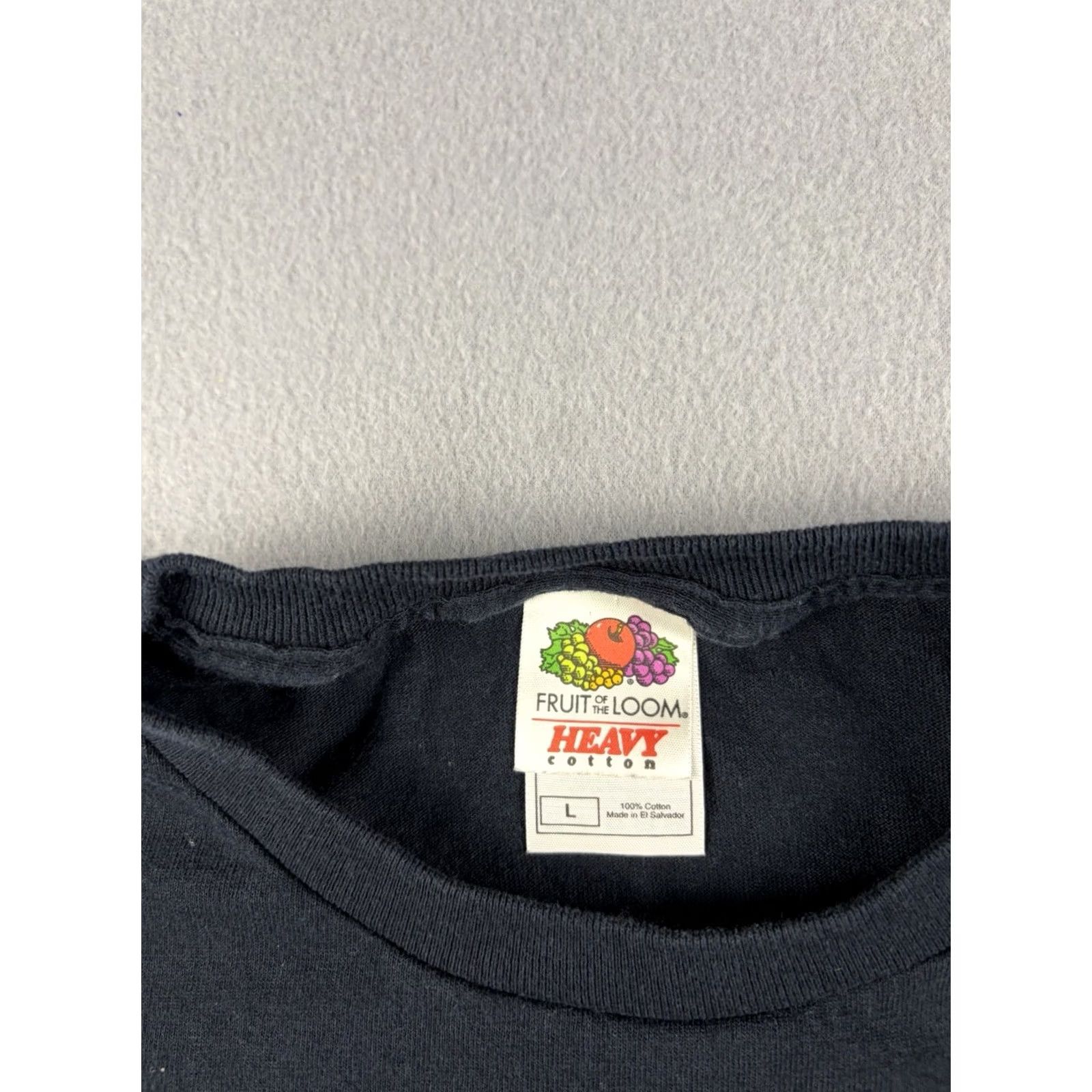 Fruit Of The Loom VINTAGE Fruit of the Loom T-Shirt Band Metal Music Shirt Short Sleeve Crew Neck Black Size L Men Boy? Size US L / EU 52-54 / 3 - 3 Thumbnail