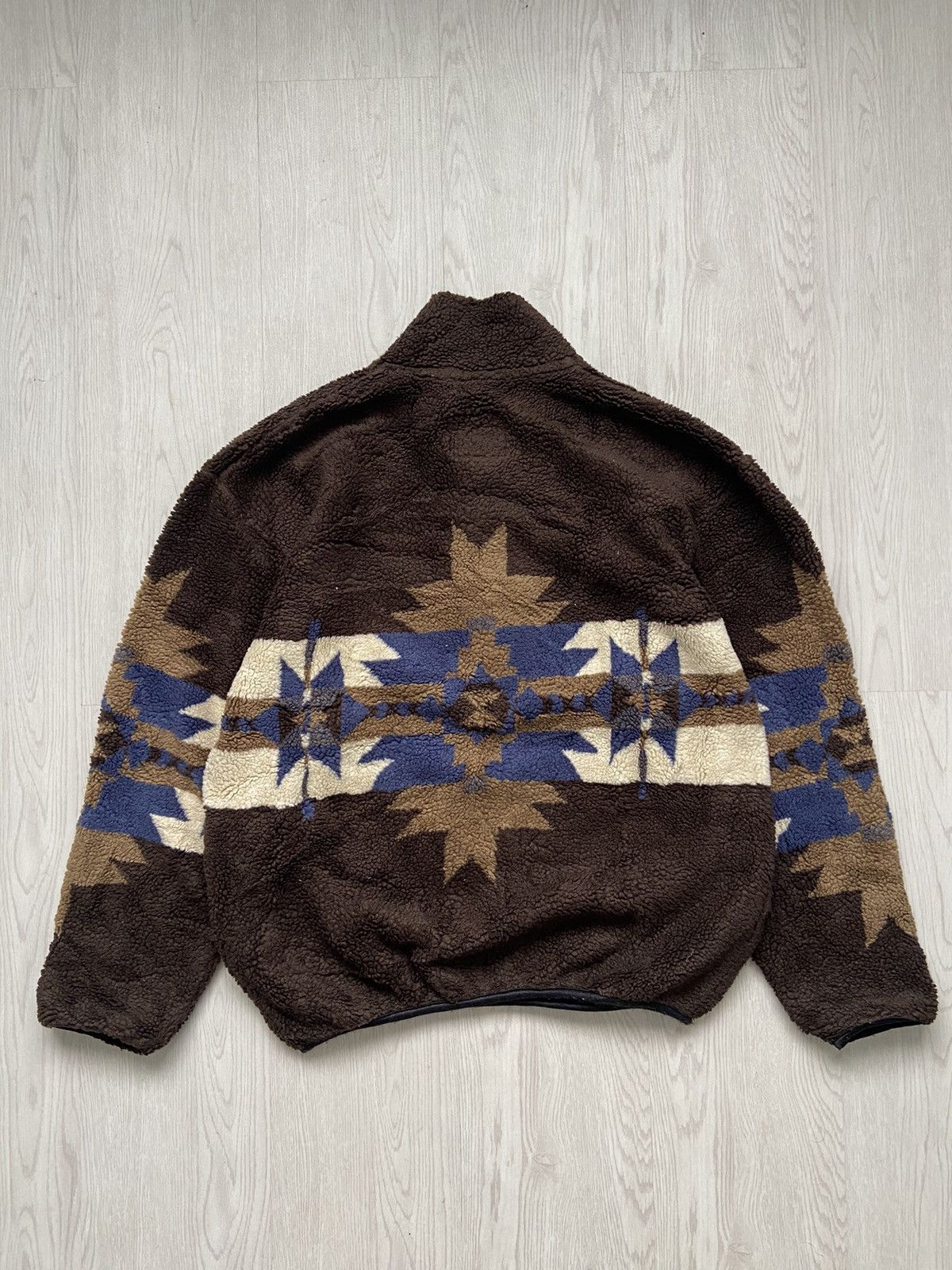 Aztech Mountain Vintage 1990’s Muskako Ortega Native Fleece Sweater Size US L / EU 52-54 / 3 - 1 Thumbnail