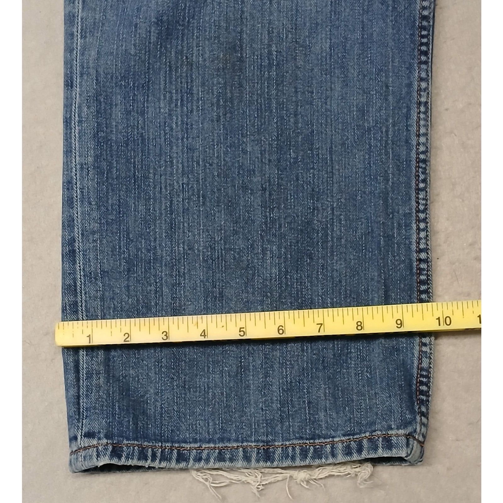 Cremieux Cremieux (42x28) Men's Relaxed Straight Fit Blue Denim Jeans Size US 32 / EU 48 - 6 Thumbnail