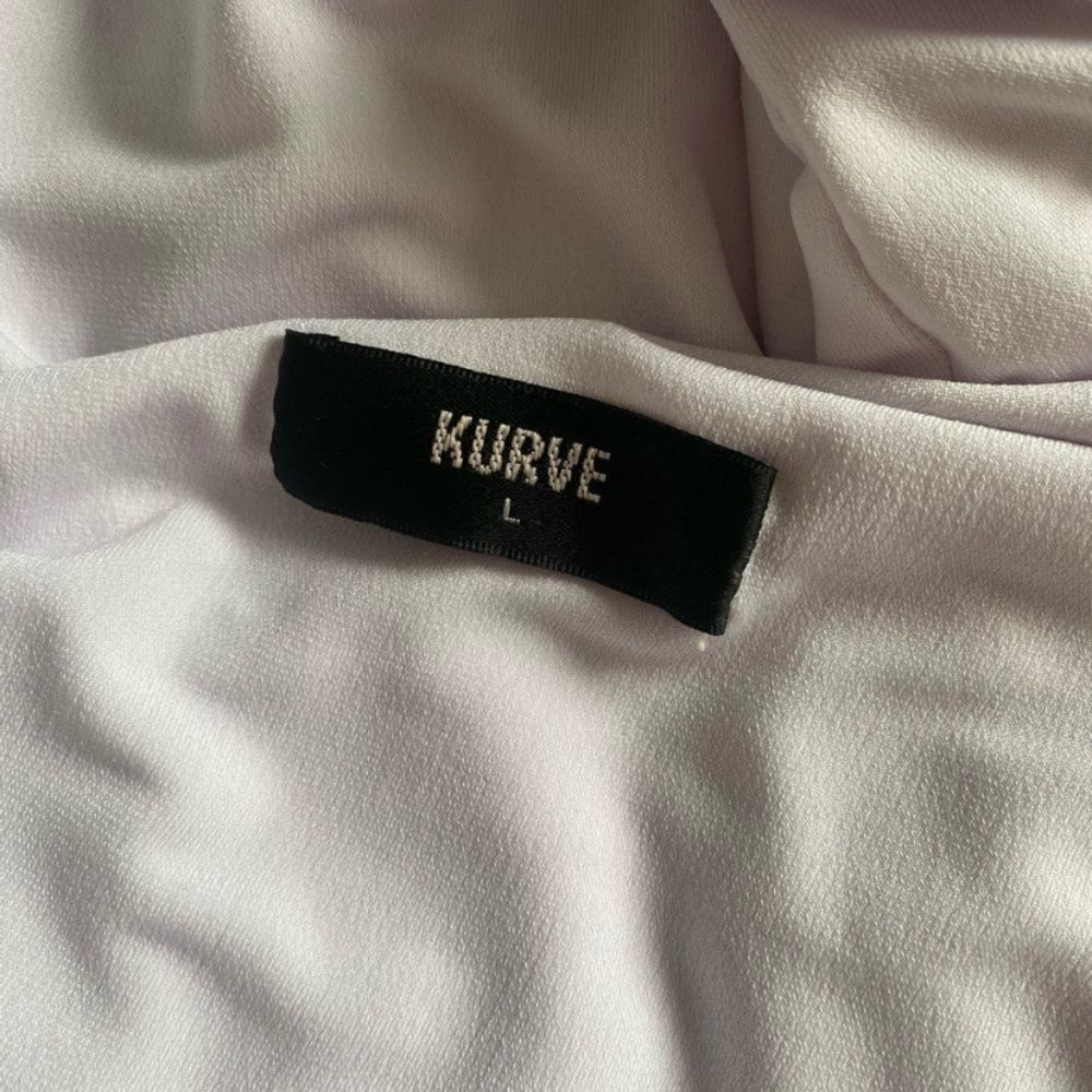 Other Kurve Lavender One Shoulder Stretchy Crop Top - Size L Size L / US 10 / IT 46 - 4 Thumbnail