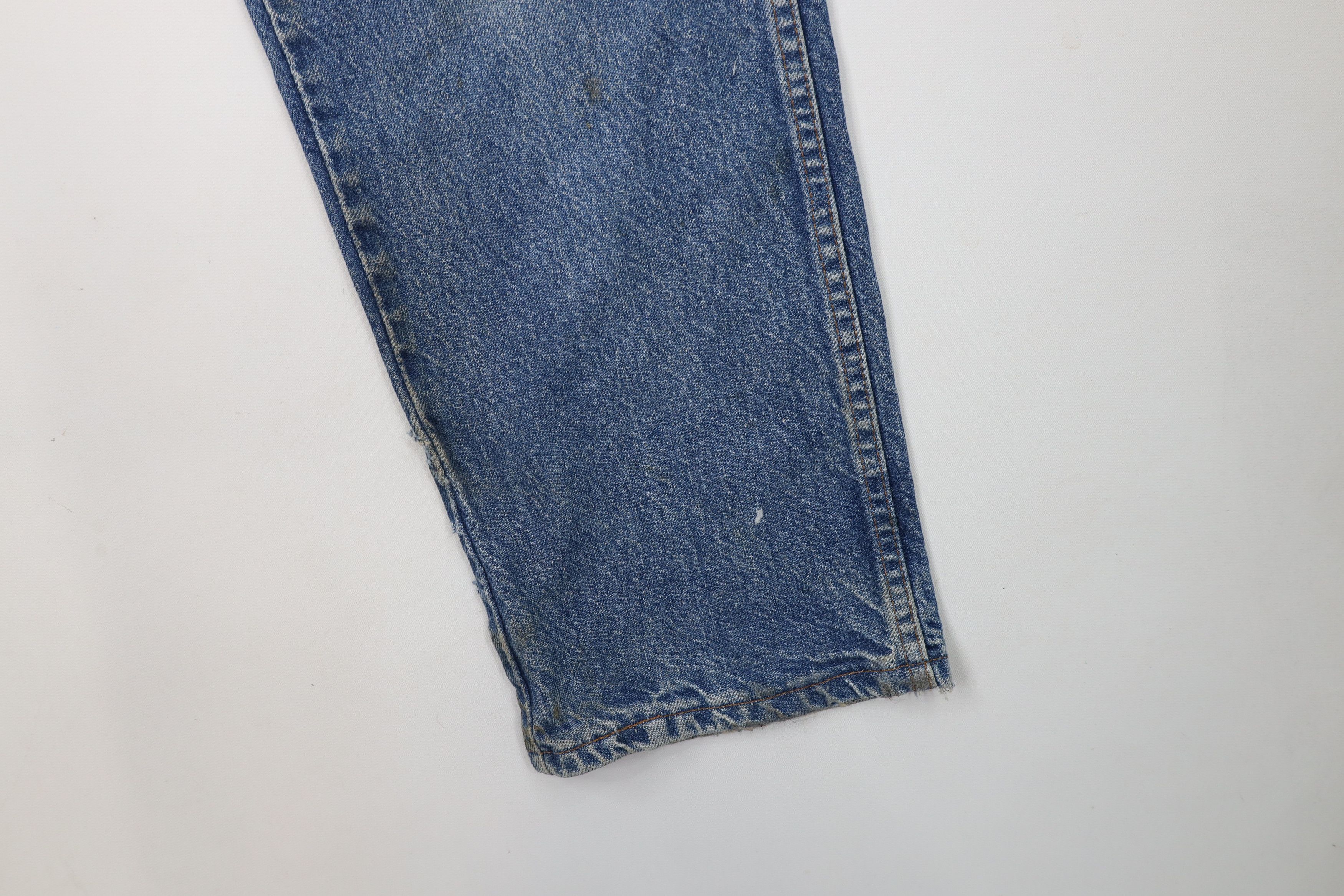 Vintage Vintage 90s Streetwear Straight Leg Denim Jeans Blue USA Size US 34 / EU 50 - 5 Thumbnail