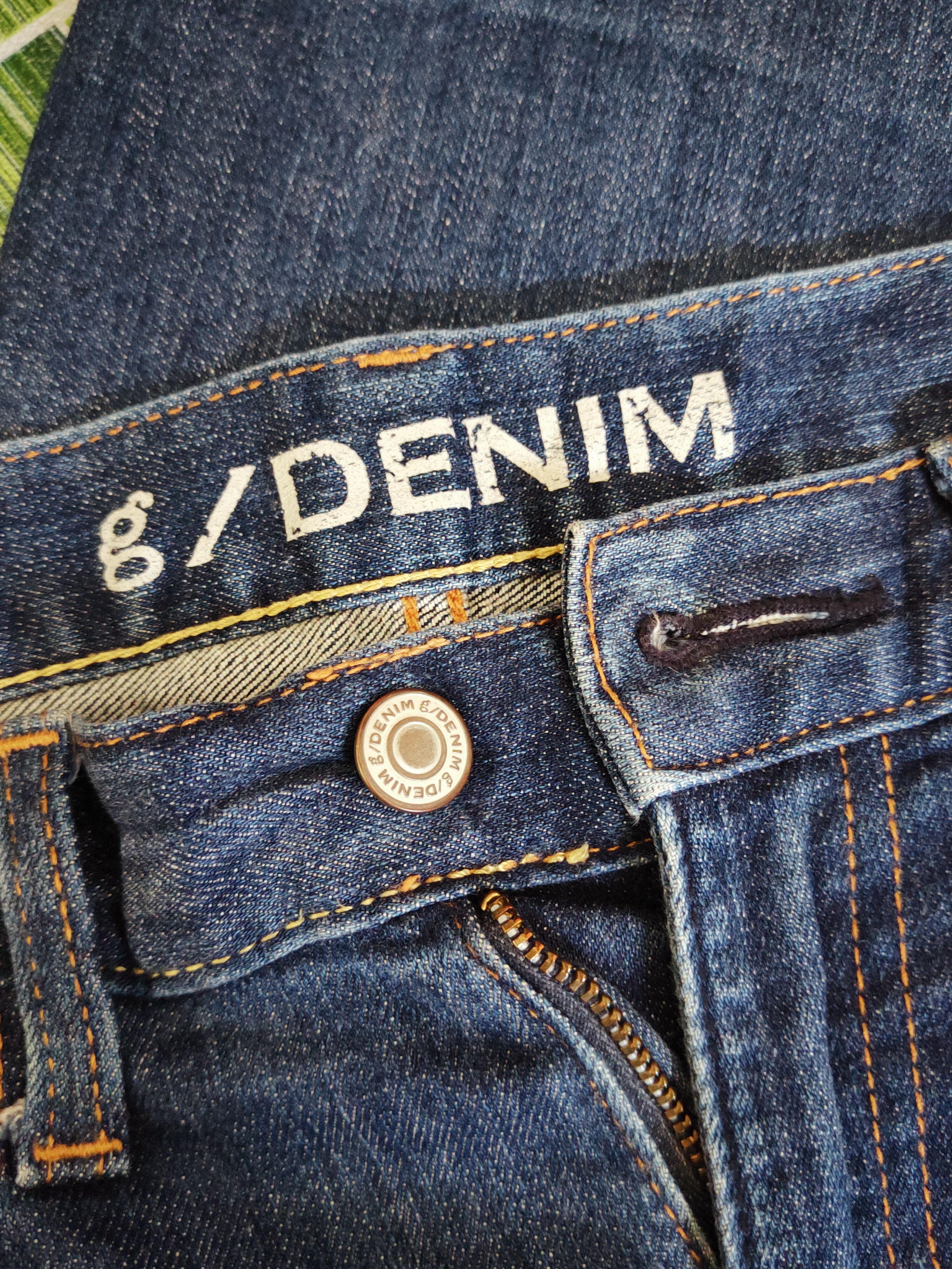 Japanese Brand g/denim Blue Distressed Ripped Jeans #S2649 Size US 30 / EU 46 - 12 Thumbnail