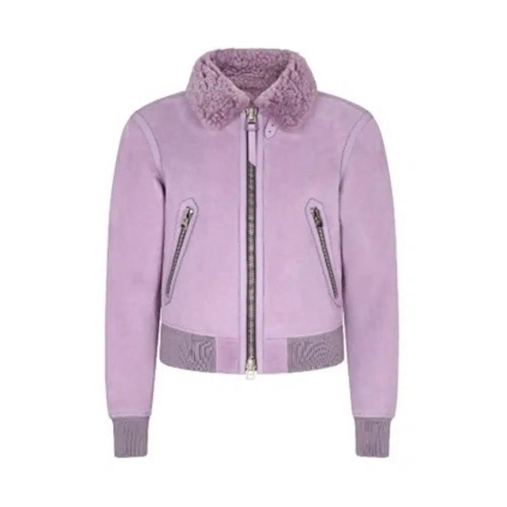 Tom Ford o1loc1c1124 LBS023 Leather Wear Blousson Jacket in Purple Size US L / EU 52-54 / 3 - 1 Preview