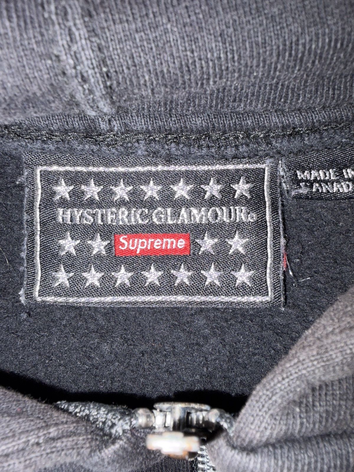 Hysteric Glamour × Supreme RARE HYSTERIC GLAMOUR X SUPREME GIRL ZIP UP HOODIE Size US M / EU 48-50 / 2 - 5 Thumbnail
