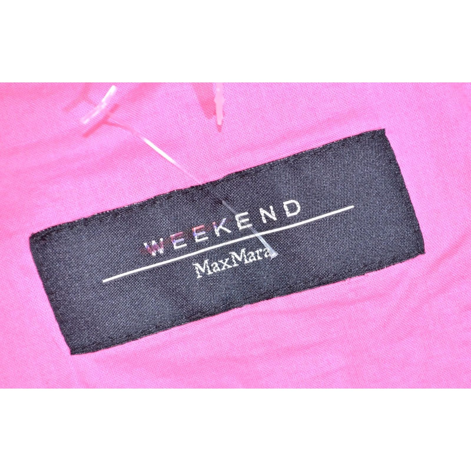Max Mara Weekend Max Mara Blazer Jacket Pink Linen/Cotton 2 Button Womens Size 10 UK10 IT42 Size L / US 10 / IT 46 - 4 Thumbnail
