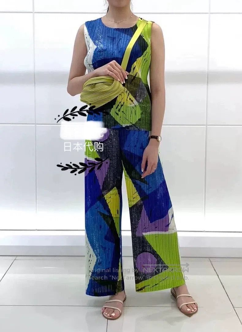 Issey Miyake Issey Miyake Oil Painting Color Block Tank Top Size L / US 10 / IT 46 - 6 Thumbnail