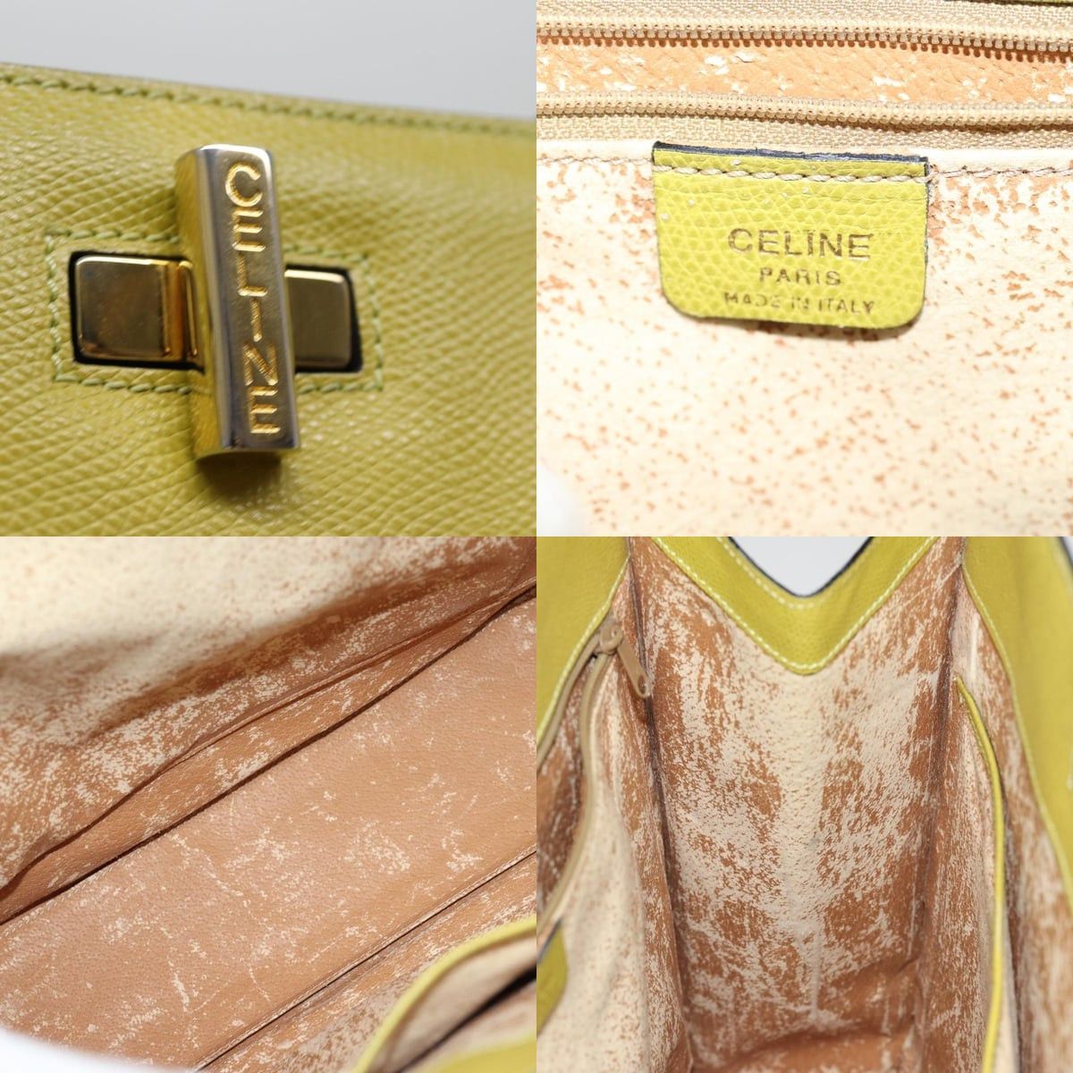Celine CELINE Tote Bag Leather Yellow Size ONE SIZE - 11 Thumbnail