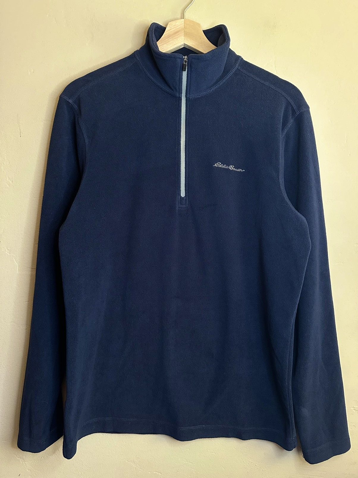 Designer × Eddie Bauer *RARE* Eddie Bauer Fleece Half Zip Pull-Over Sweater Jacket Size US S / EU 44-46 / 1 - 1 Thumbnail